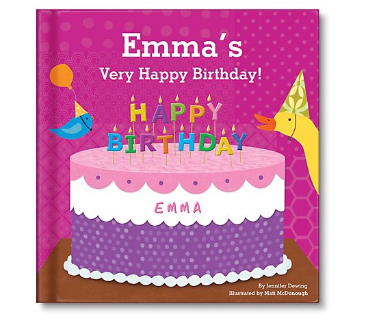 I See Me! Pink Very Happy Birthday Personalized Board Book