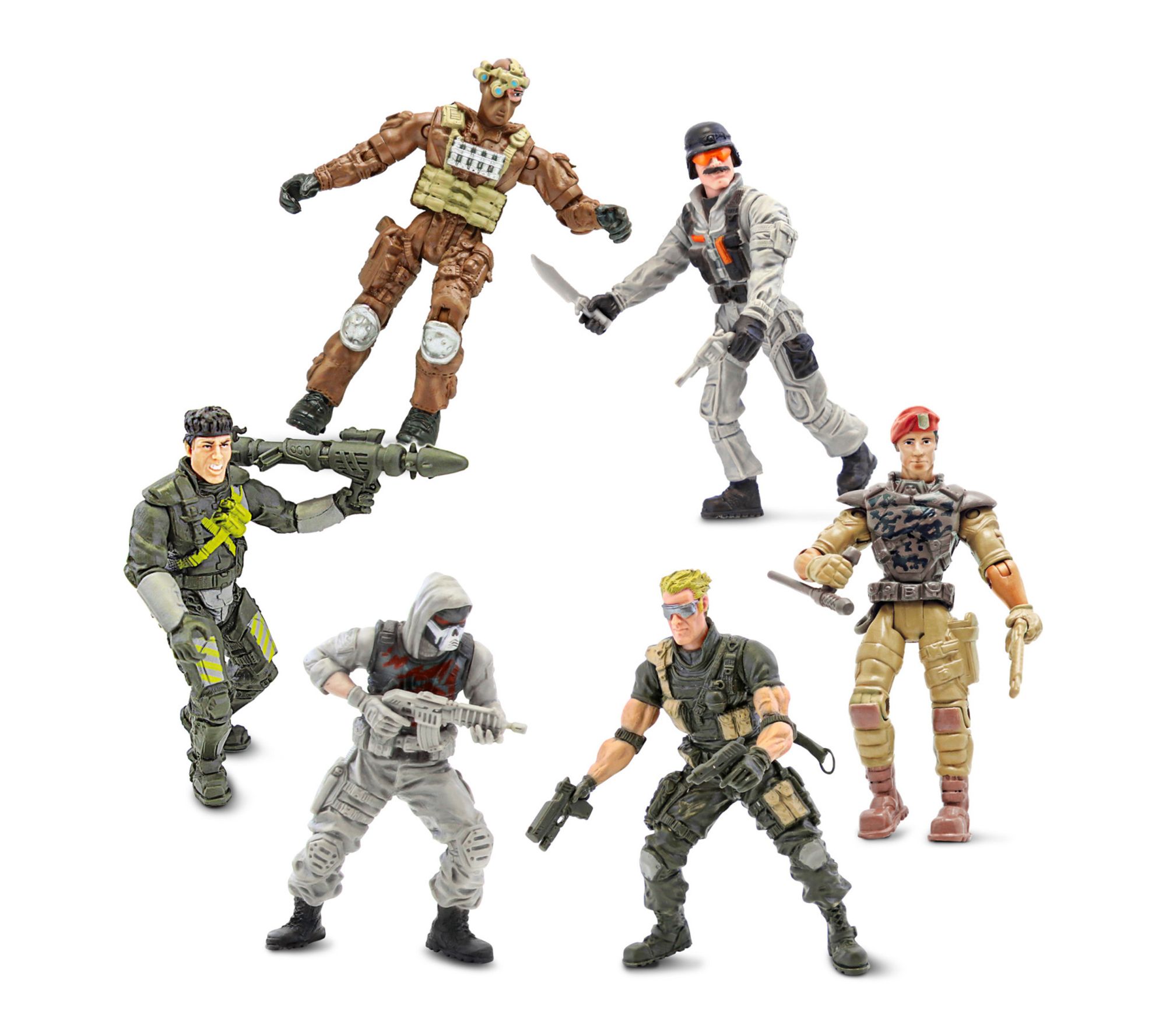 Lanard The Corps! Battle Force - 6 Pack ActionFigures