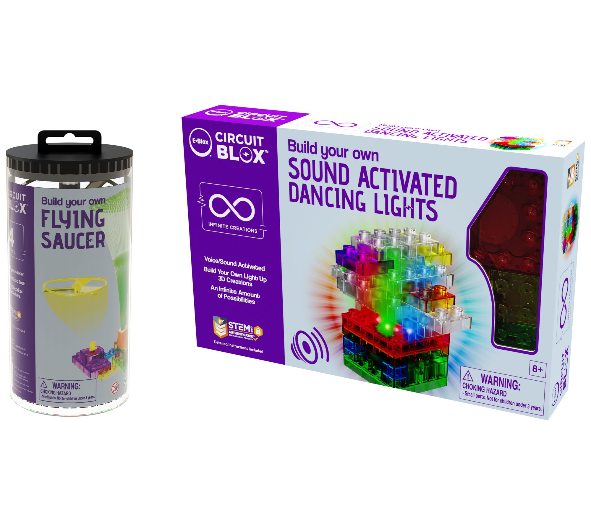 EBlox BYO Flying Saucer & Dancing Lights Combot