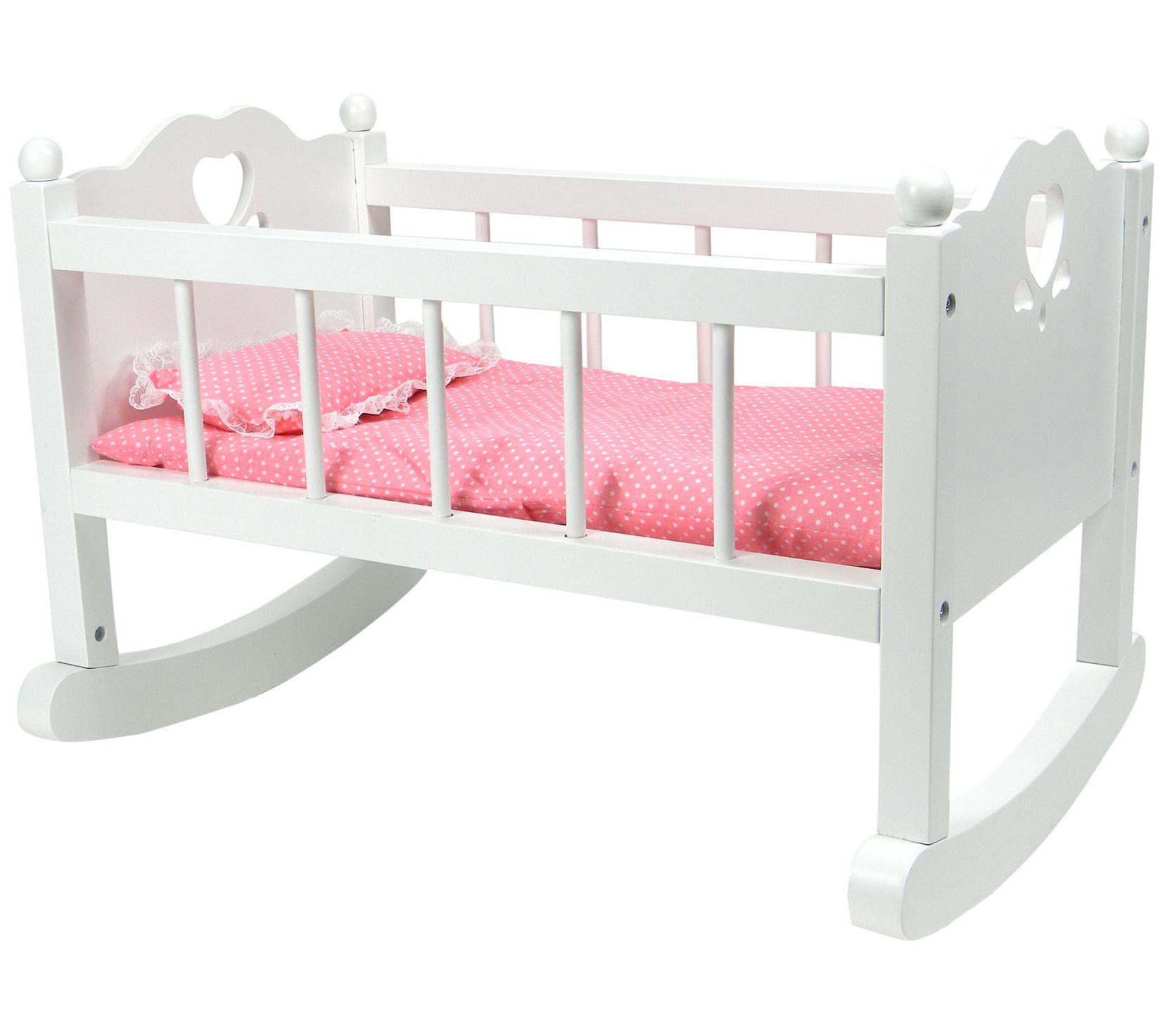 Sophia's 16" Doll High-End Baby Cradle, White
