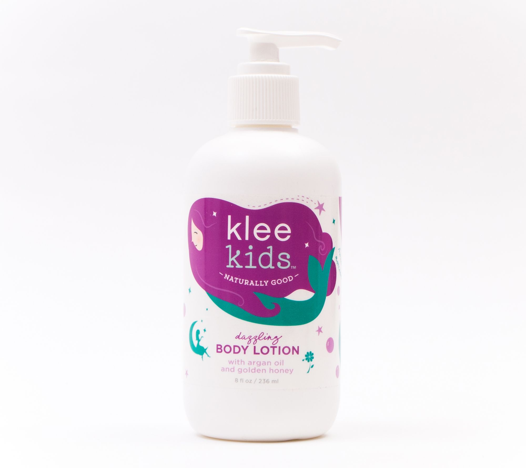 Klee Naturals Kids' Dazzling Body Lotion with Argan Oil, 8 oz