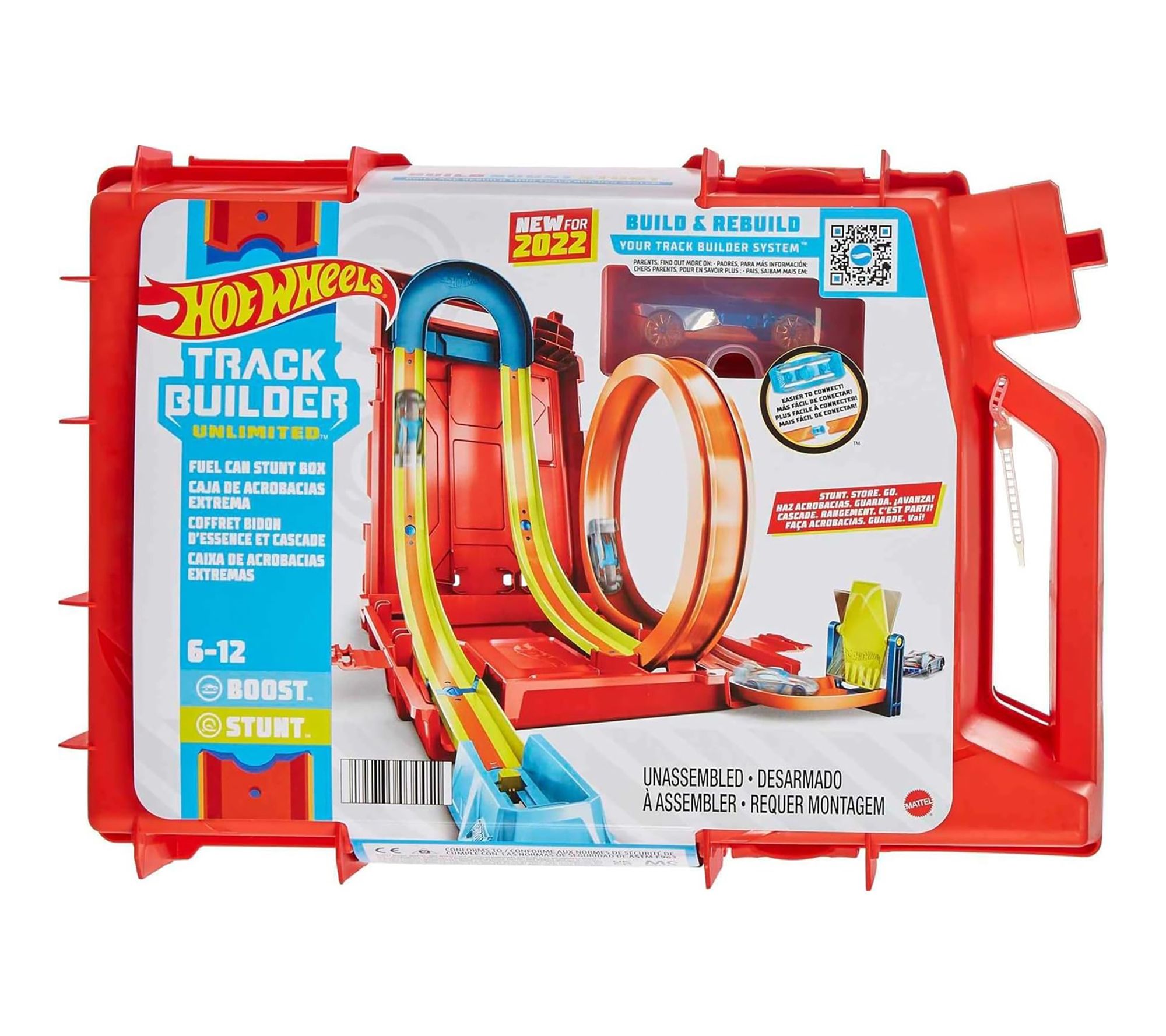 Mattel Hot Wheels Track Builder Unlimited Fuel Can Stunt Box