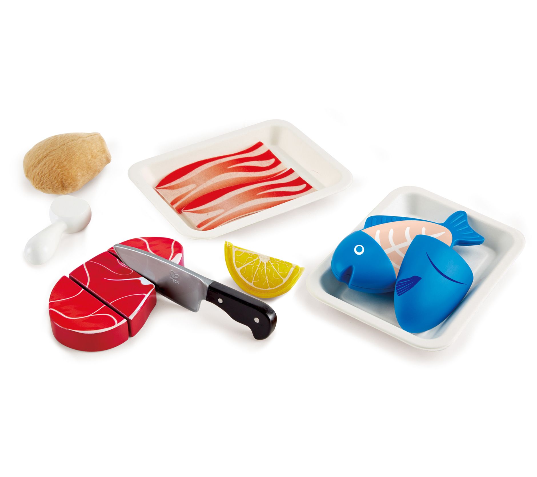 Hape Kitchen Food Playset Tasty Proteins - 7pc