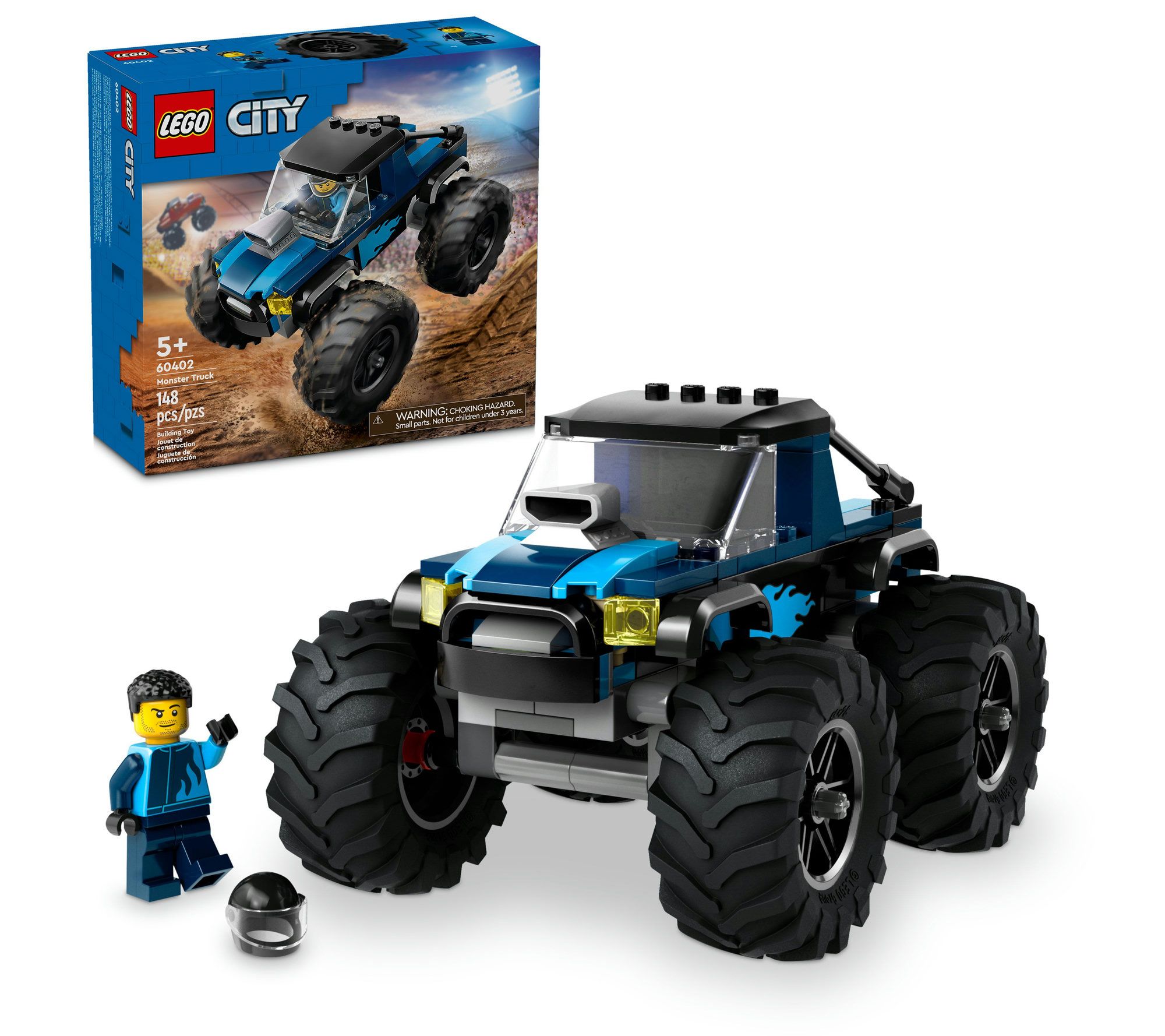 LEGO City Blue Monster Truck Off-Road Toy