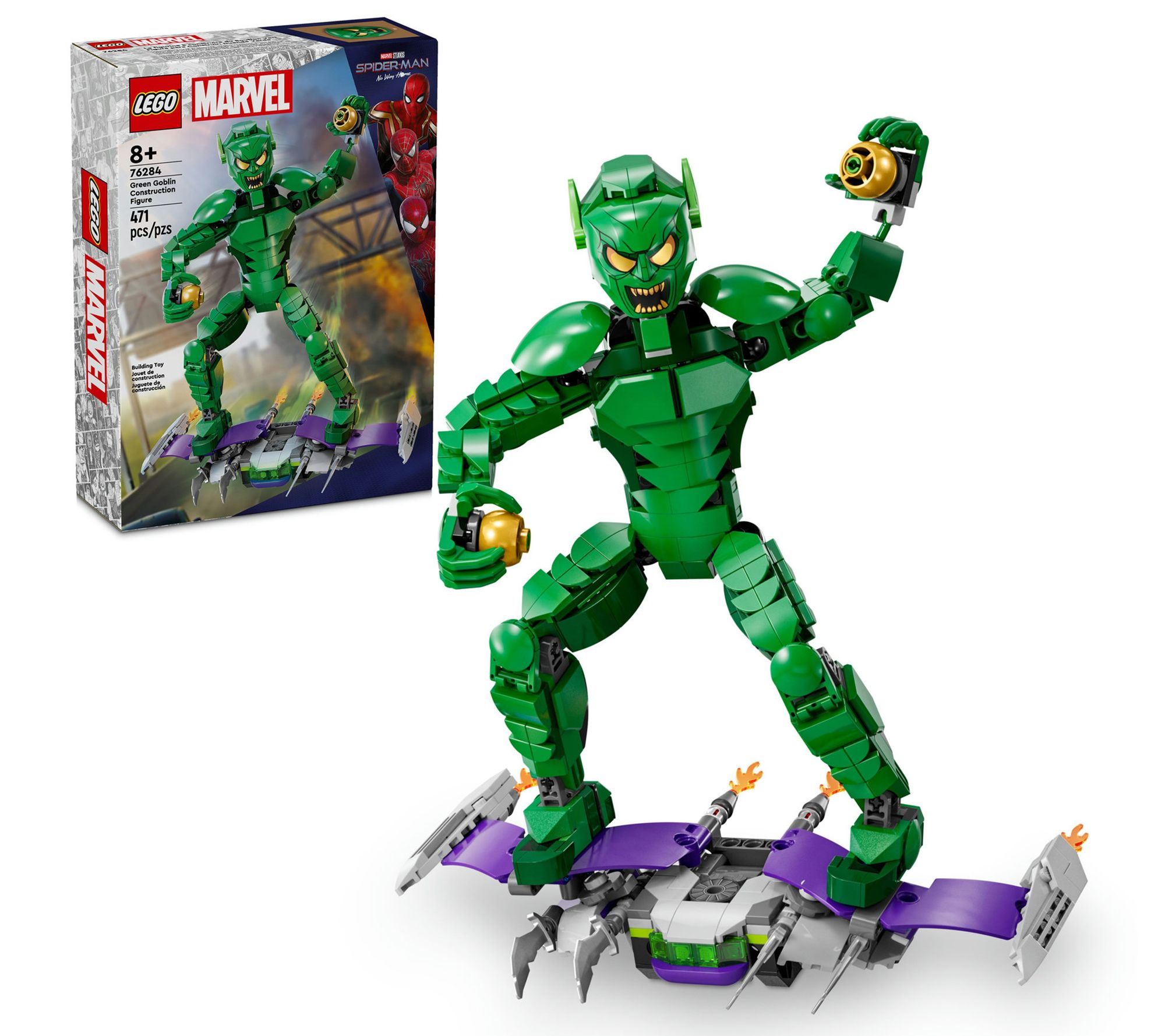 LEGO Marvel Green Goblin Construction Figure