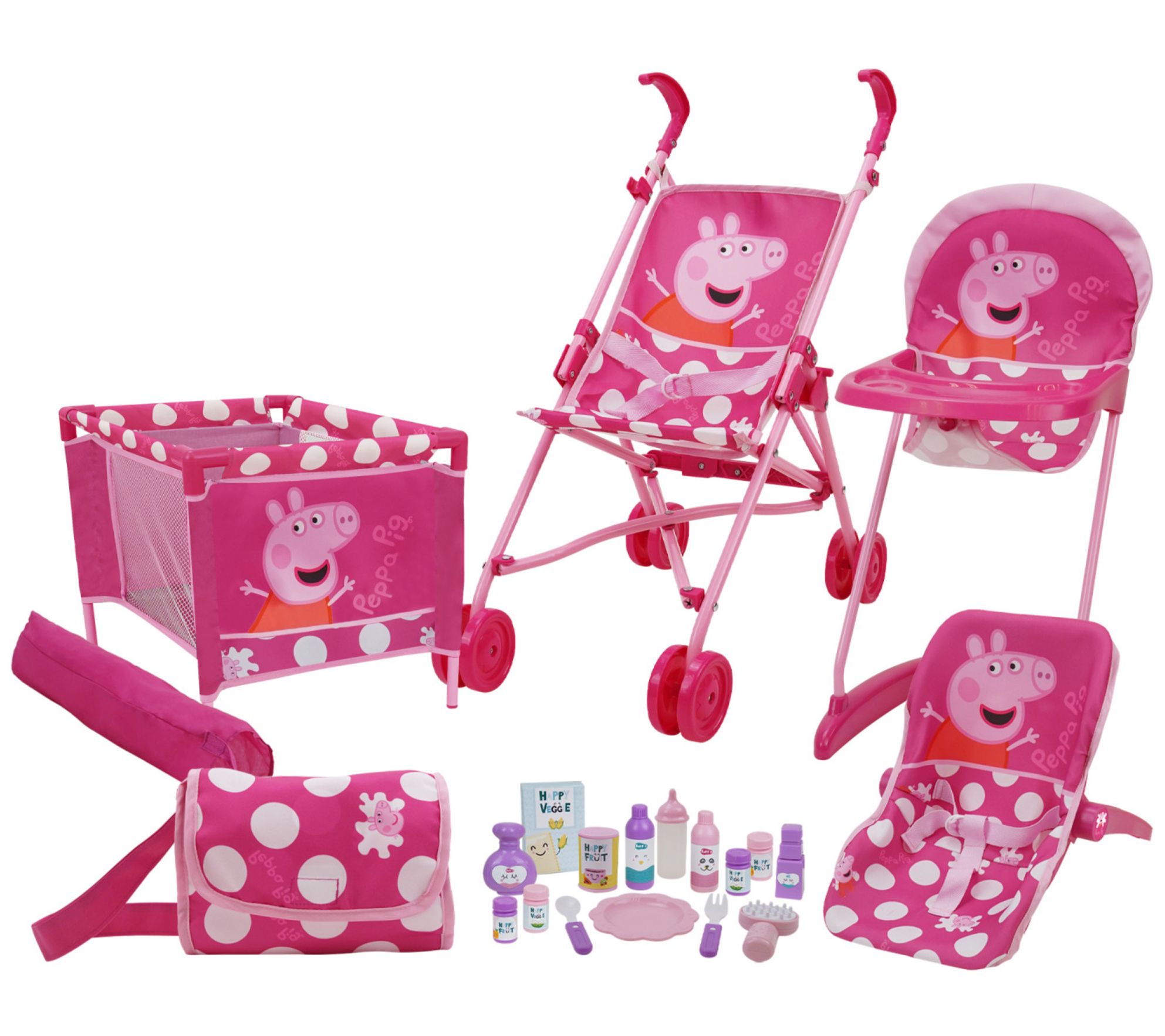 Peppa Pig 21 Pi ece Doll Play S et