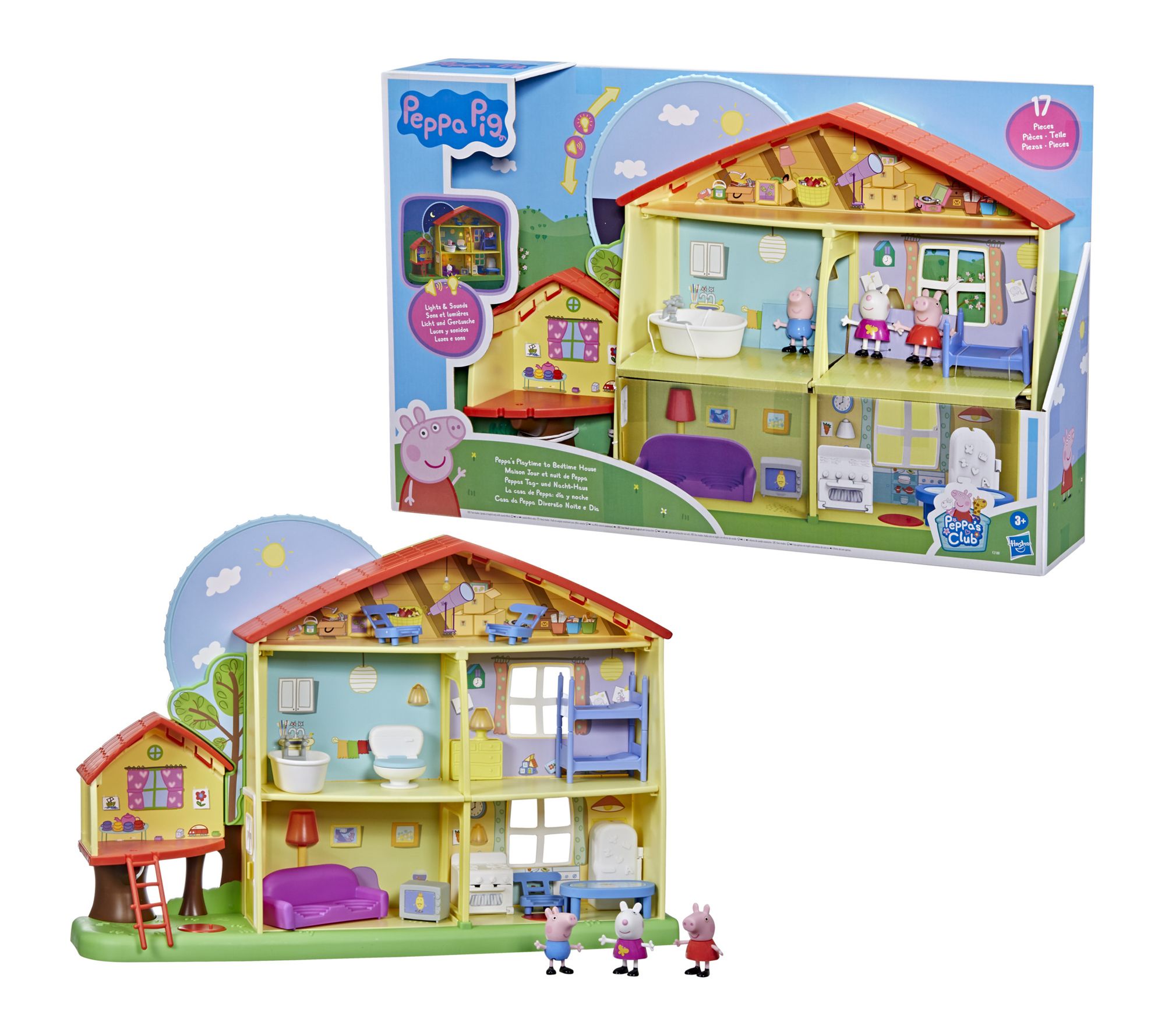 Hasbro Peppa Pig Peppa's Adventures Playtime toBedtime House