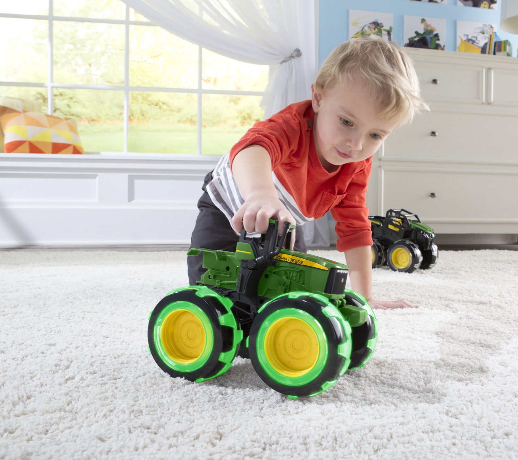 john deere monster treads lightning wheels tractor