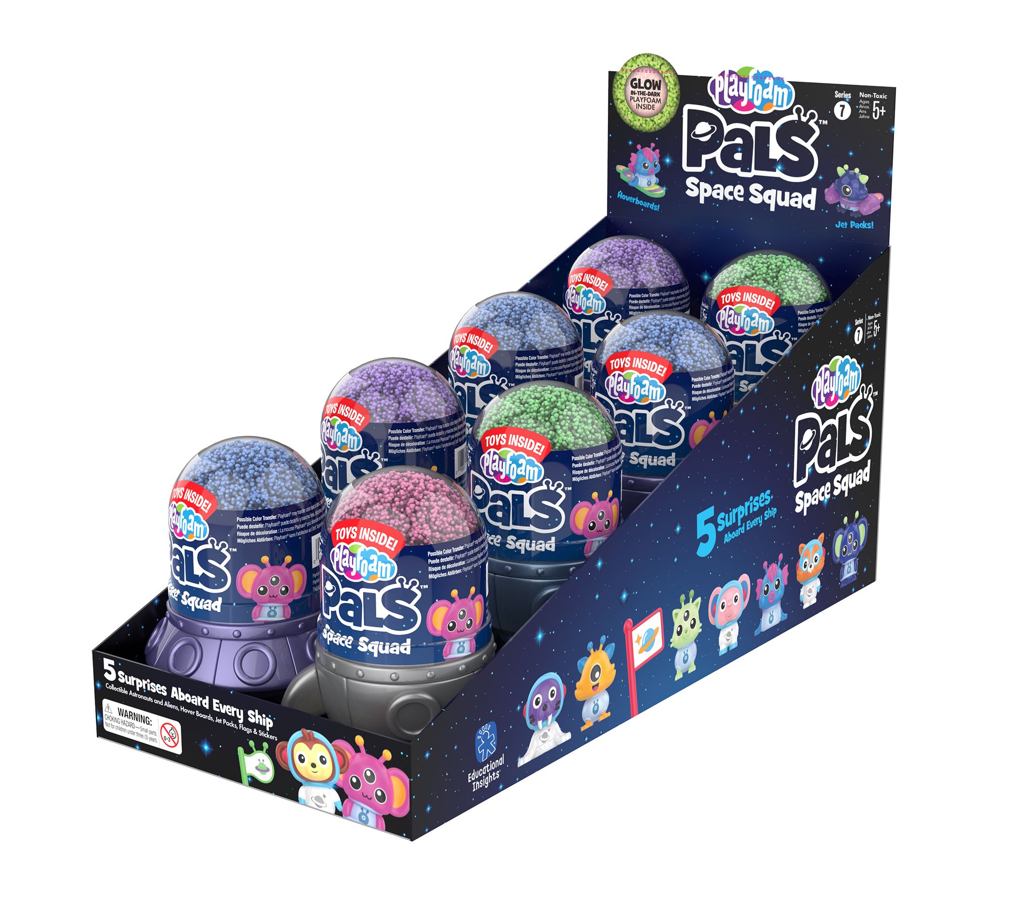 Educational Insights 8 Pack Playfoam Space Squad