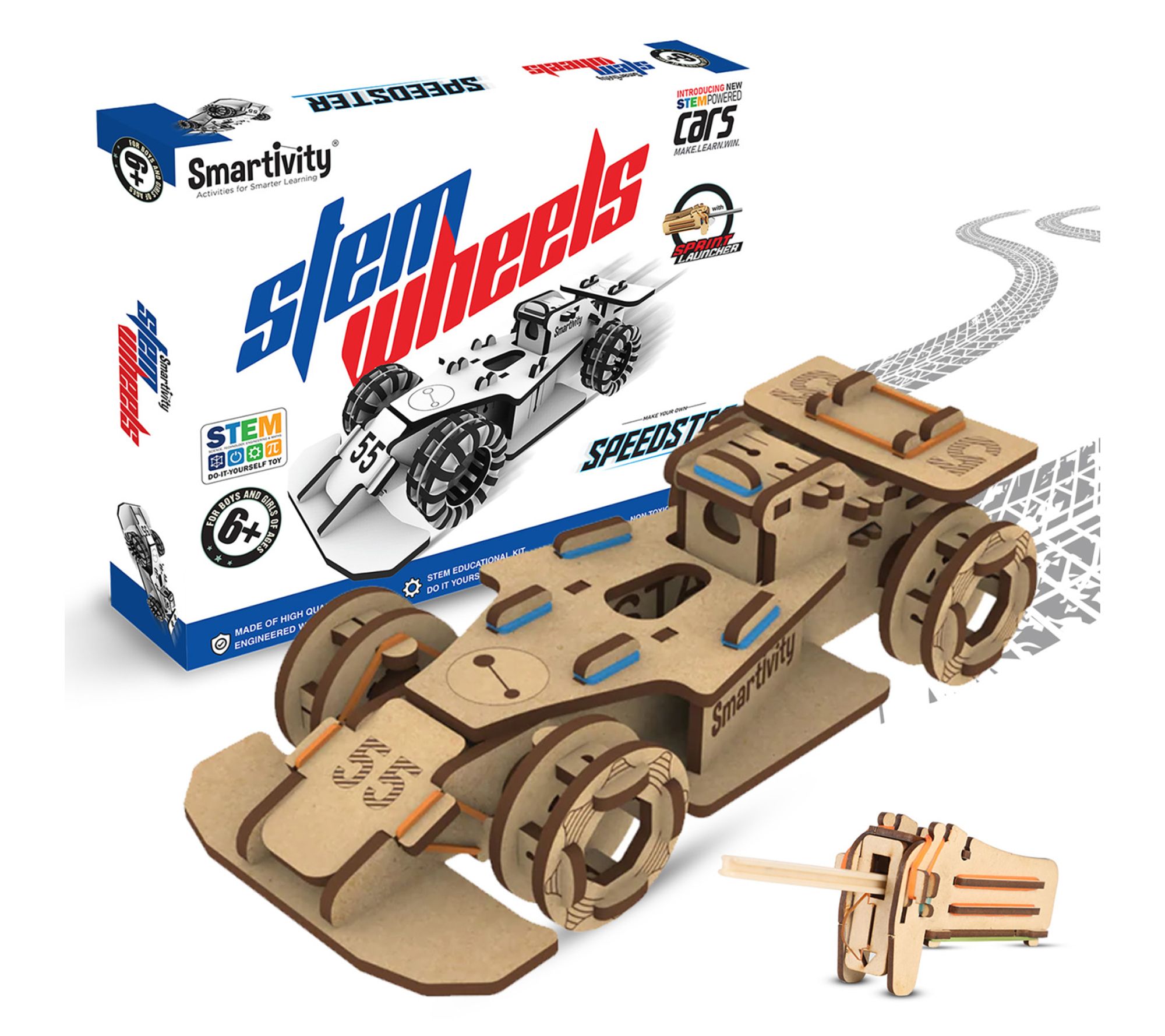 Smartivity Stem Wheels Speedster DIY Race Car Toy