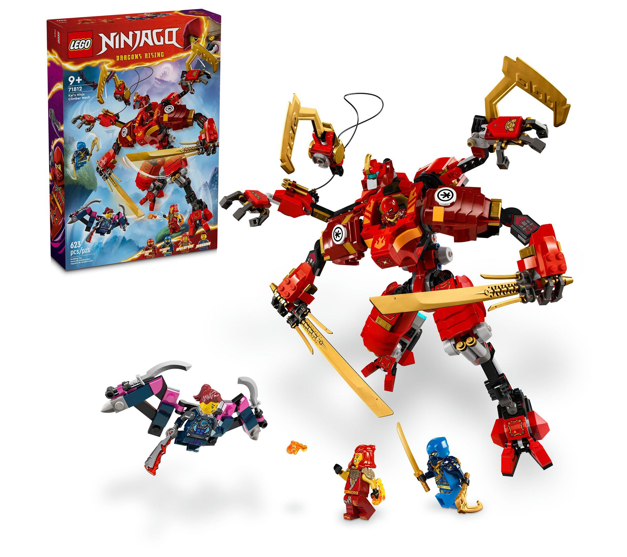 LEGO NINJAGO Kai's Ninja Climber Mech AdventureToy Playset 71