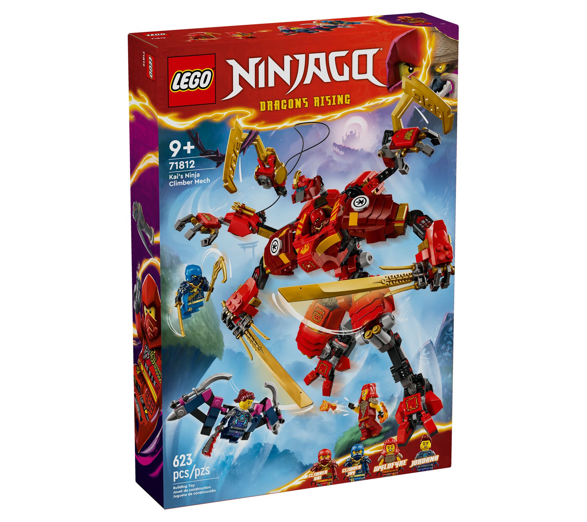 LEGO NINJAGO Kai's Ninja Climber Mech AdventureToy Playset 71