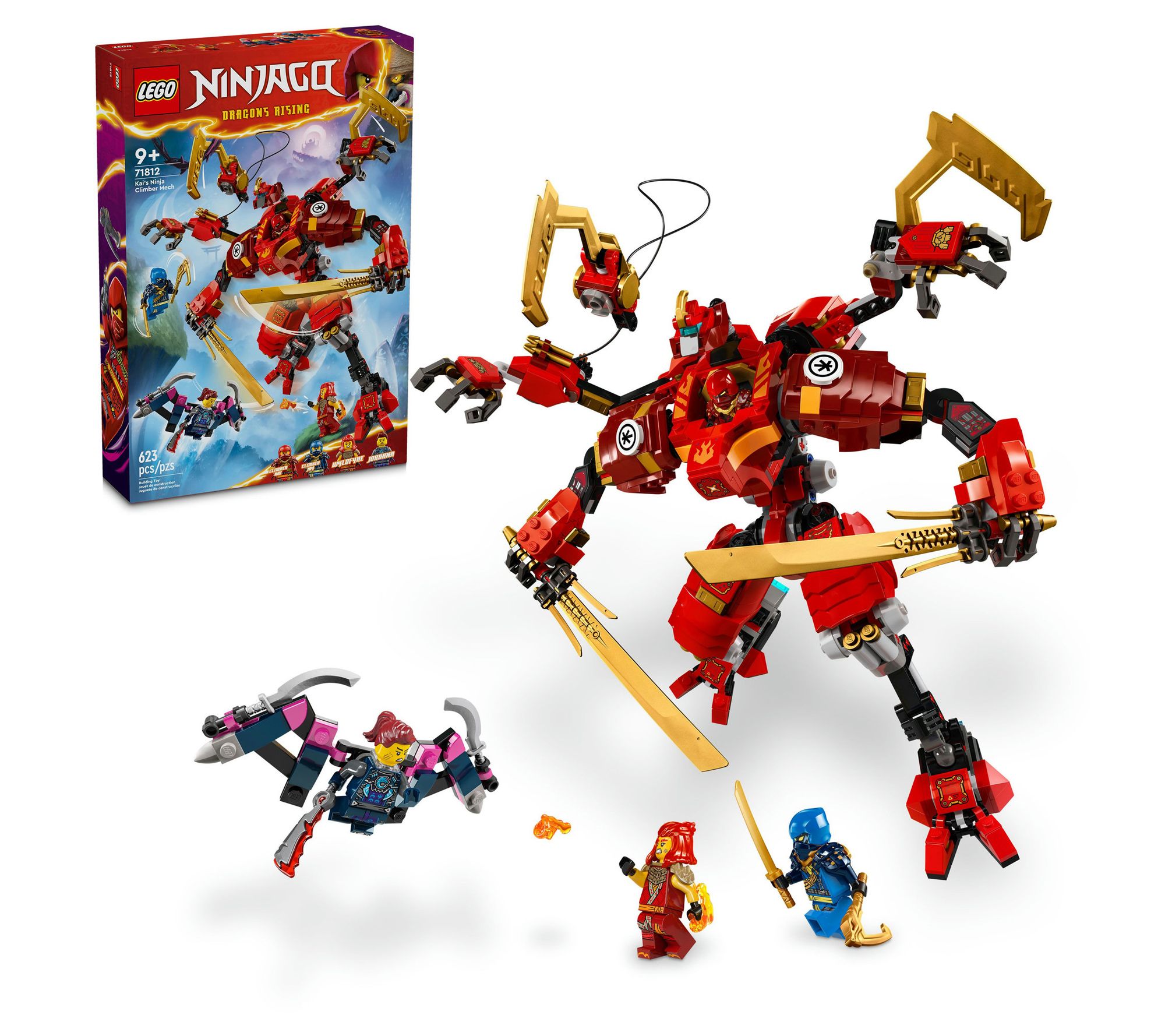 LEGO NINJAGO Kai's Ninja Climber Mech AdventureToy Playset 71