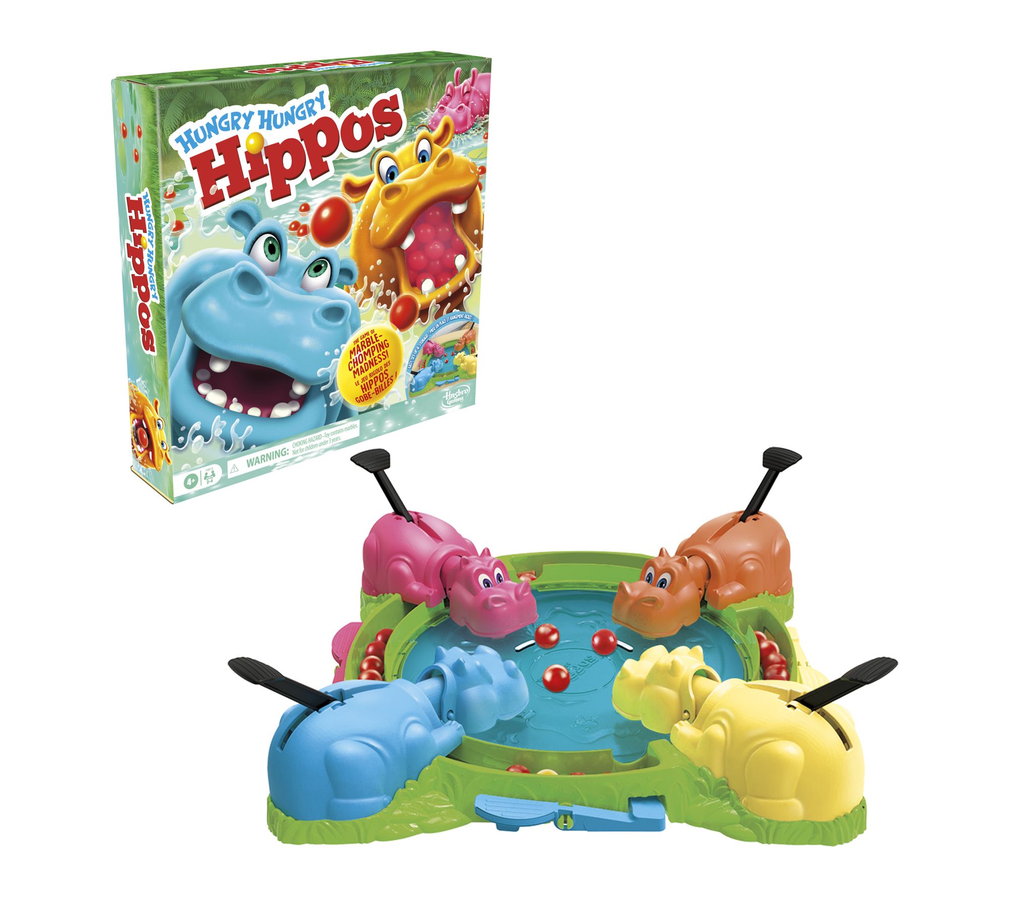 Hasbro Hungry Hungry Hippos for Preschoolers Ages 4+