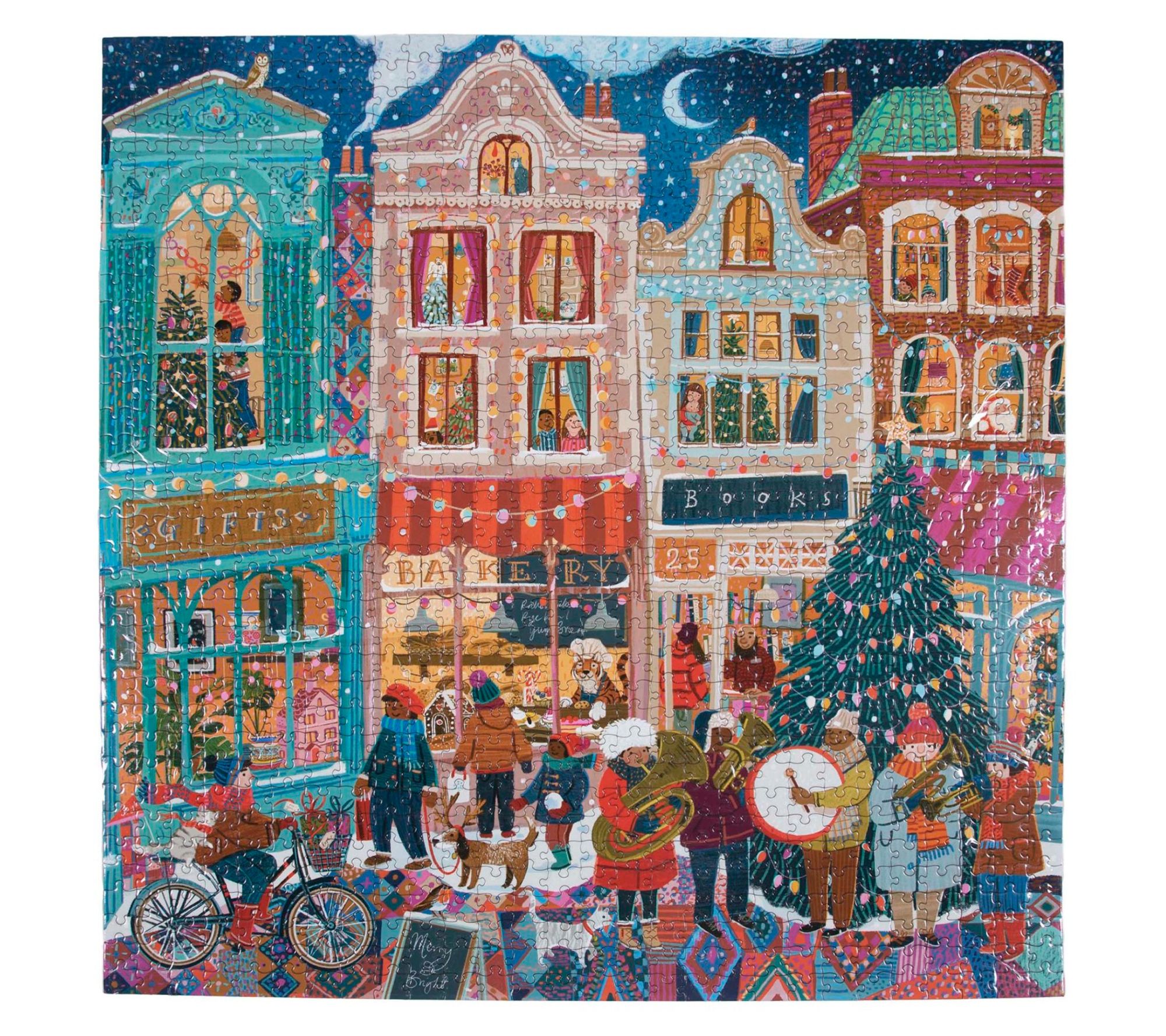 eeBoo Piece&Love: A Happy Holiday - 1000 pc Puzzle