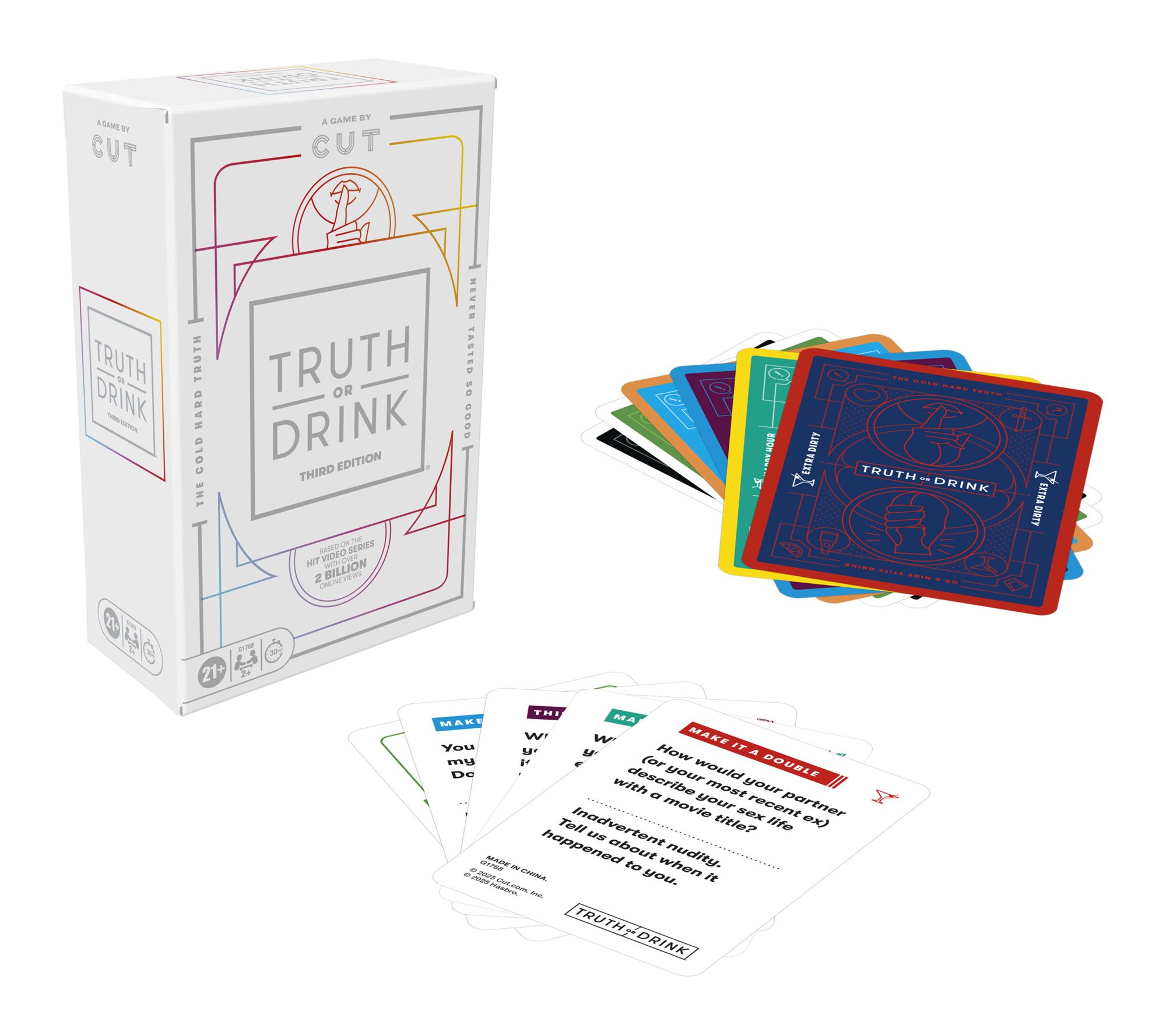 Truth or Drink Party Game 3rd Edition for Ages 21+
