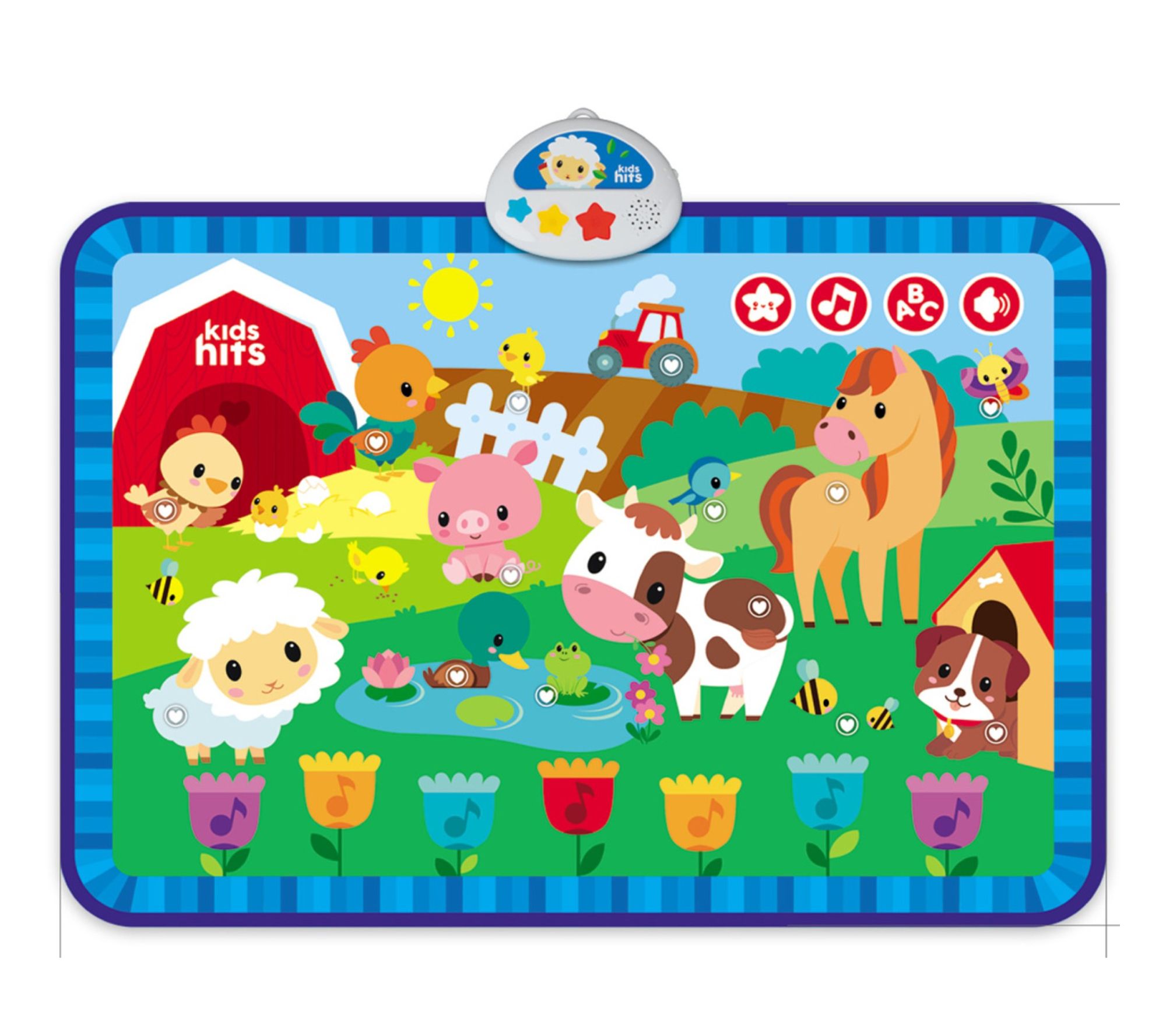 Kids Hits Light & Sound Noisy Farm Musical Activity Floor Pad