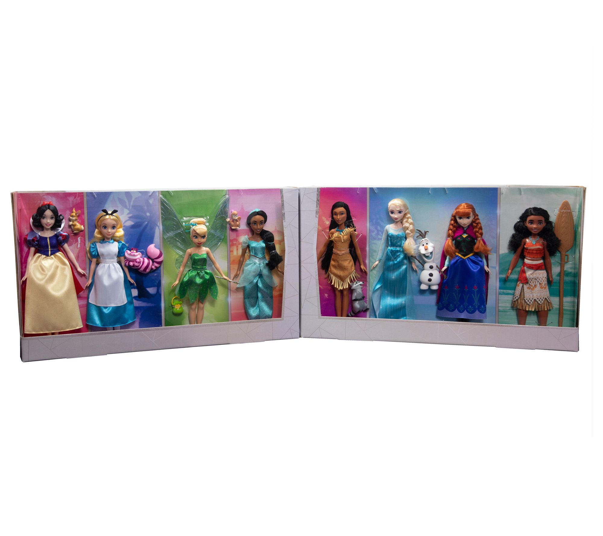 Disney 100 Set of 8 Fashion Dolls with Accessories
