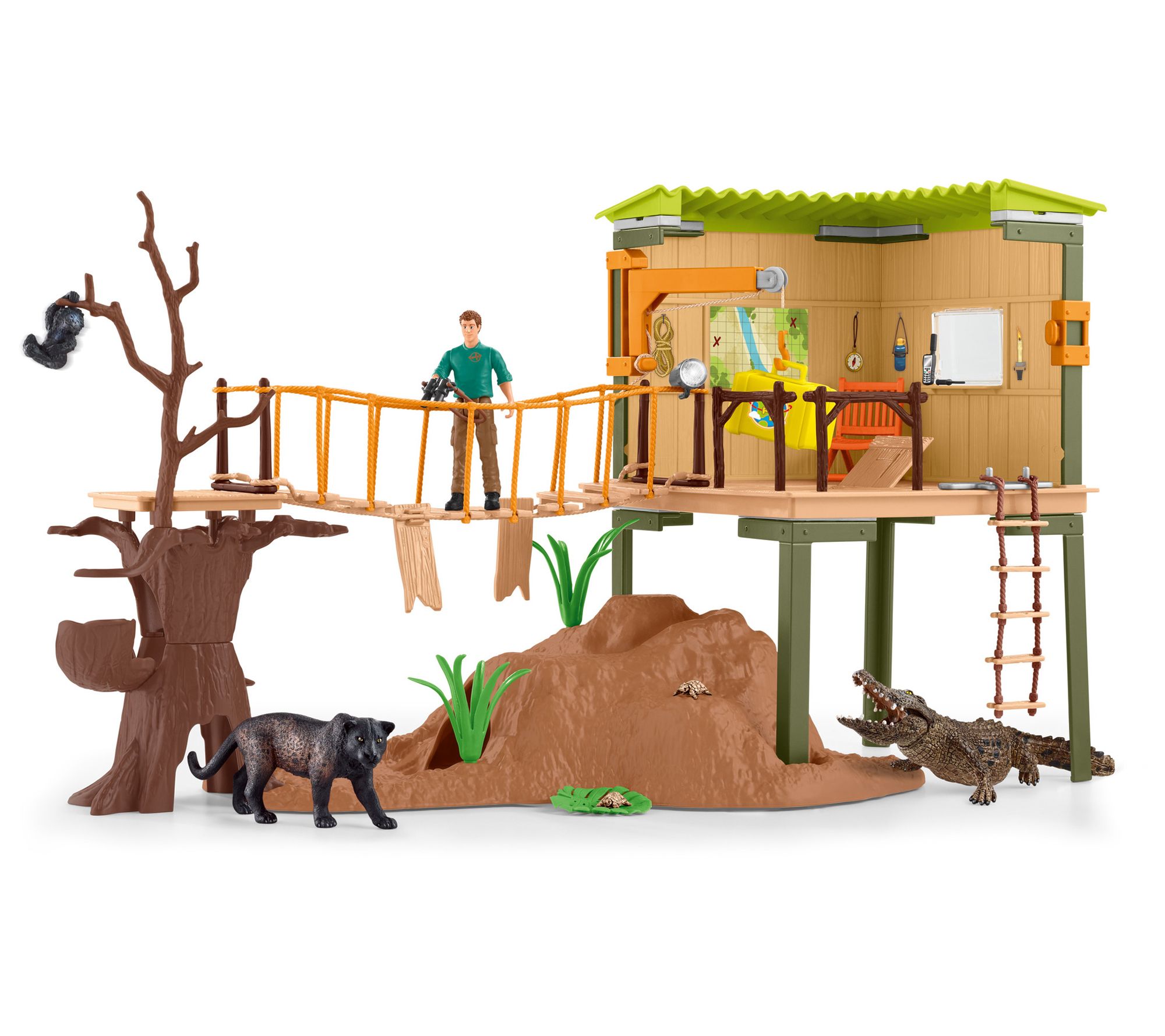 Schleich Wild Life Ranger Adventure Station Playset