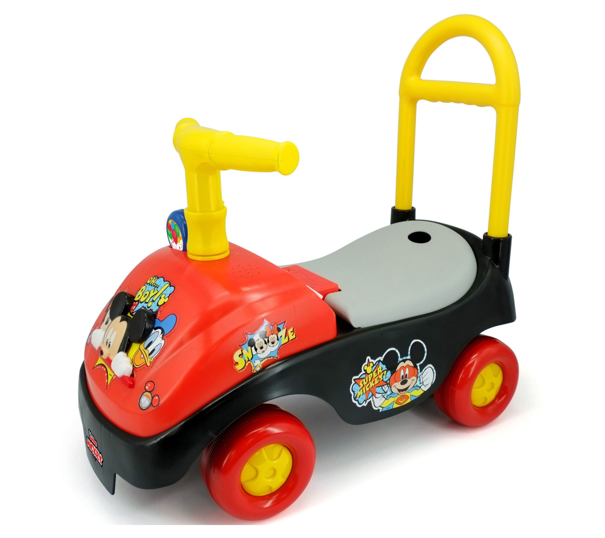 Kiddieland Foldable Handle Ride-On Disney Footto Floor Car