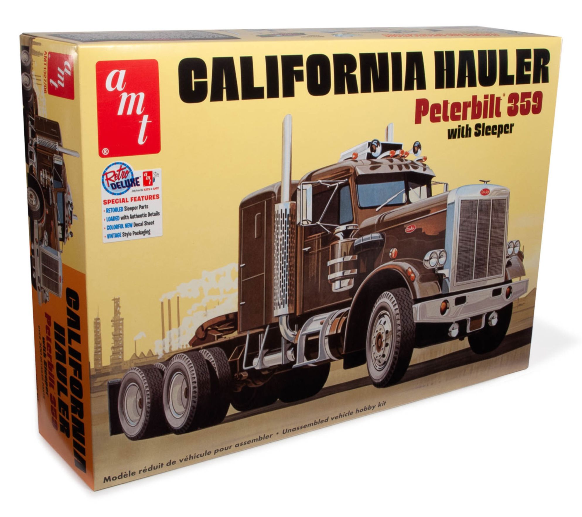 AMT 1:25 Scale Model Kit Peterbilt 359 California Hauler