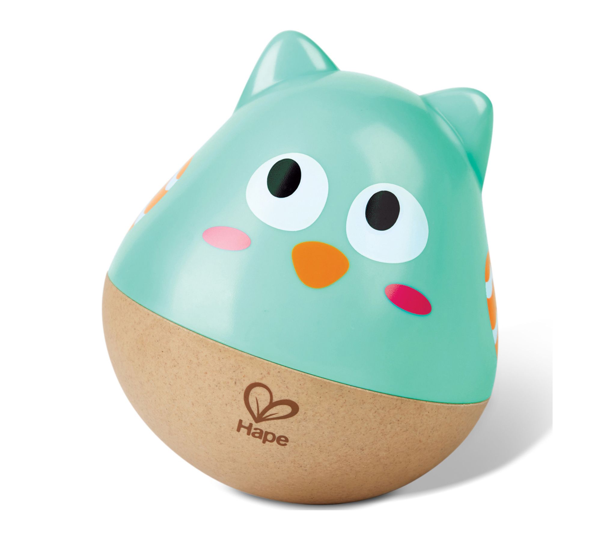 Hape Owl Musical Wobbler Wooden Music Animal Toy