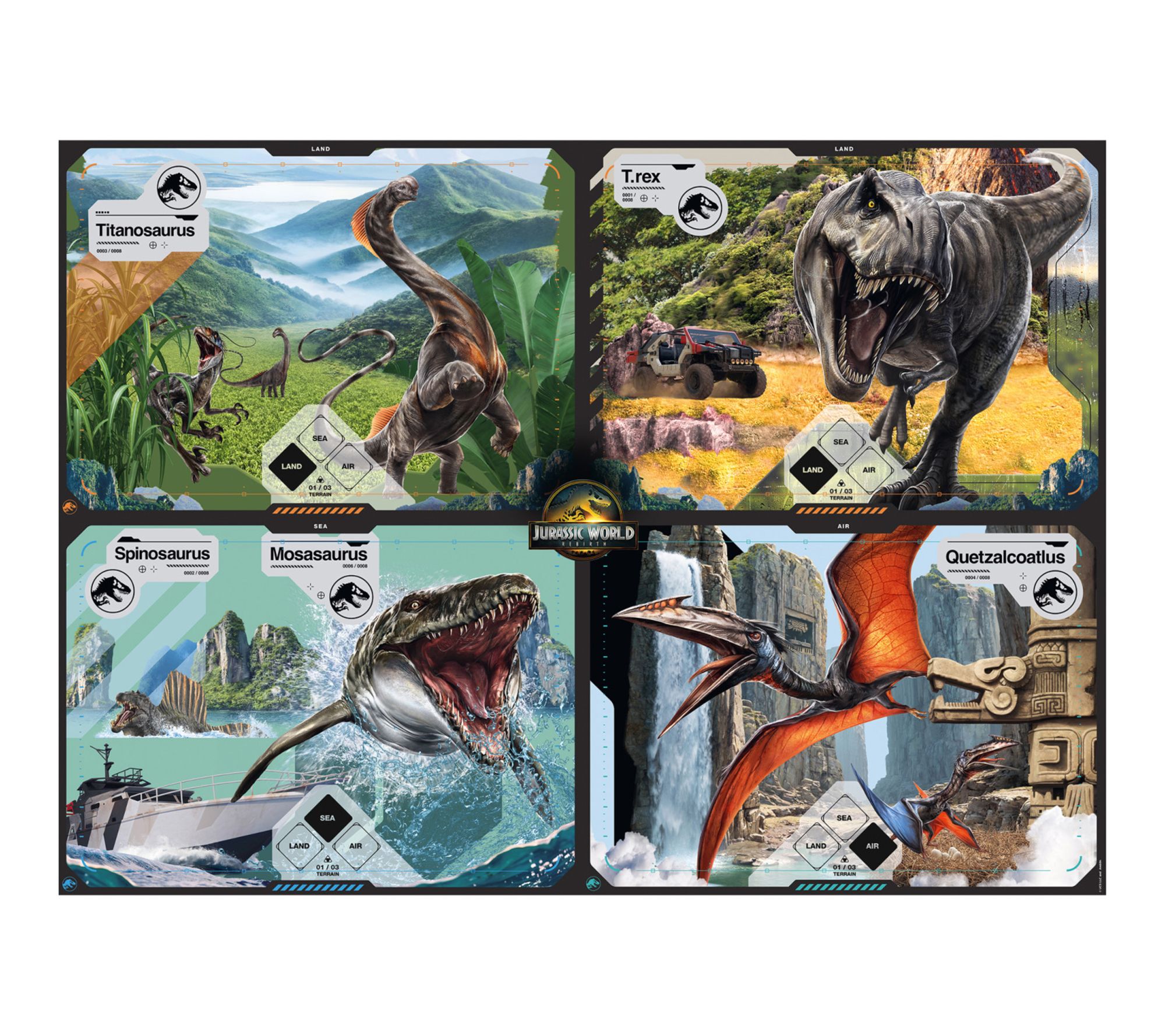 TEAMPUZZLE Jurassic World Rebirth 1000 piece Puzzle