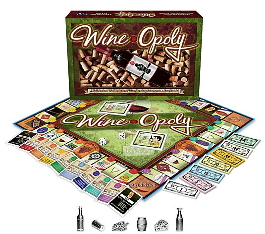 Late For The Sky Wine-opoly Family Game