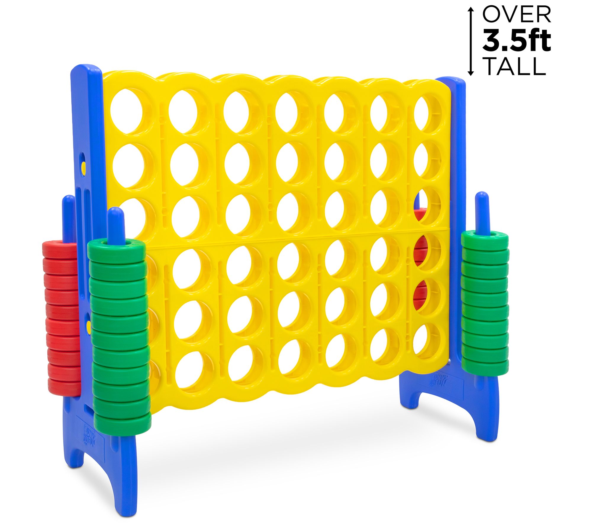 Sunny & Fun Giant Plastic Connect 4 with carrycase - QVC.com