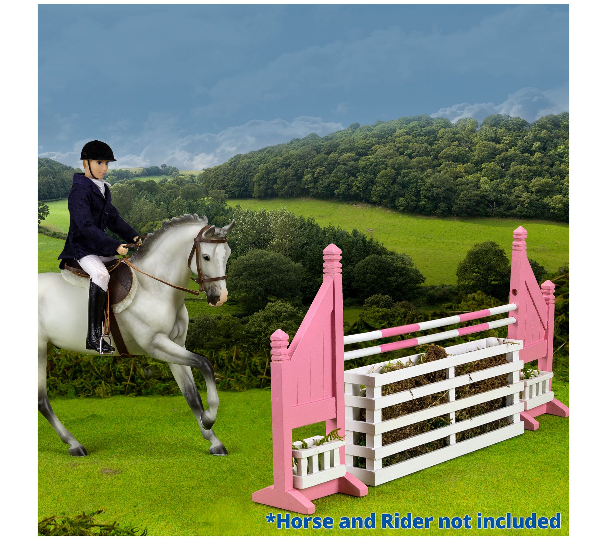 Reeves International Brush Box Jump Horse Toy Accessory