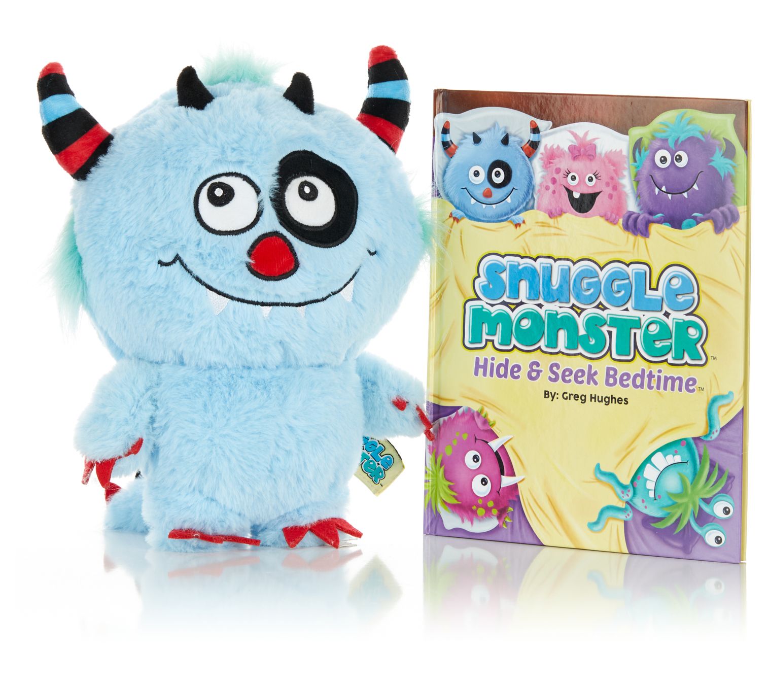 Continuum Games Snuggle Monster Hide & Seek Plush Storybook