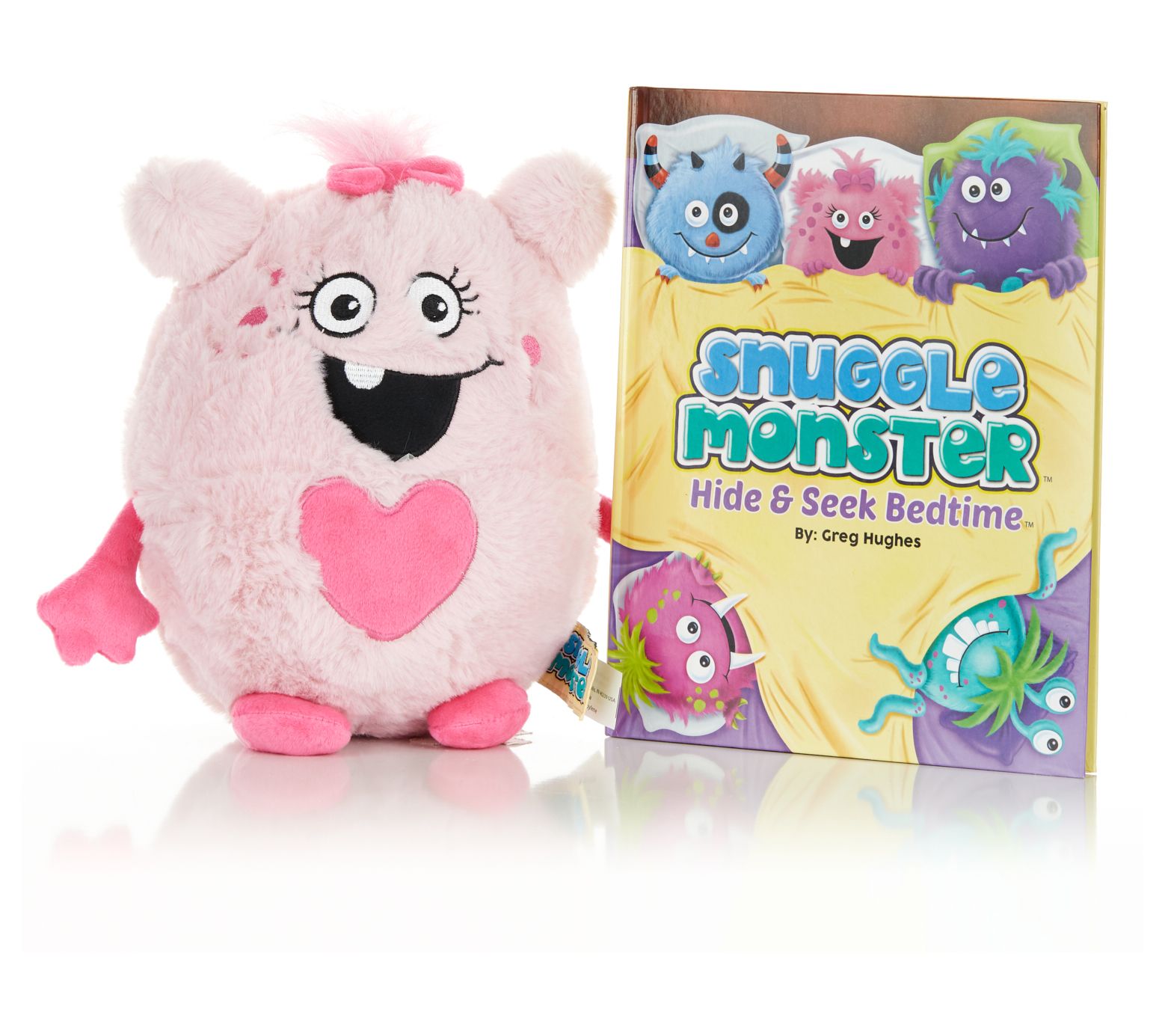 Continuum Games Snuggle Monster Hide & Seek Plush Storybook