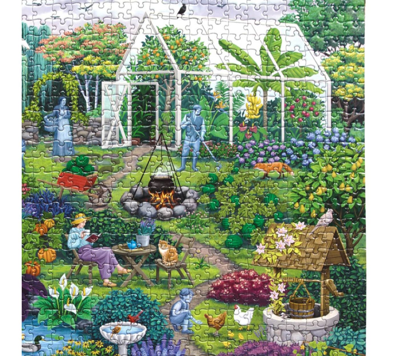 eeBoo Piece & Love Alchemist's Orchard - 1000 pc Puzzle