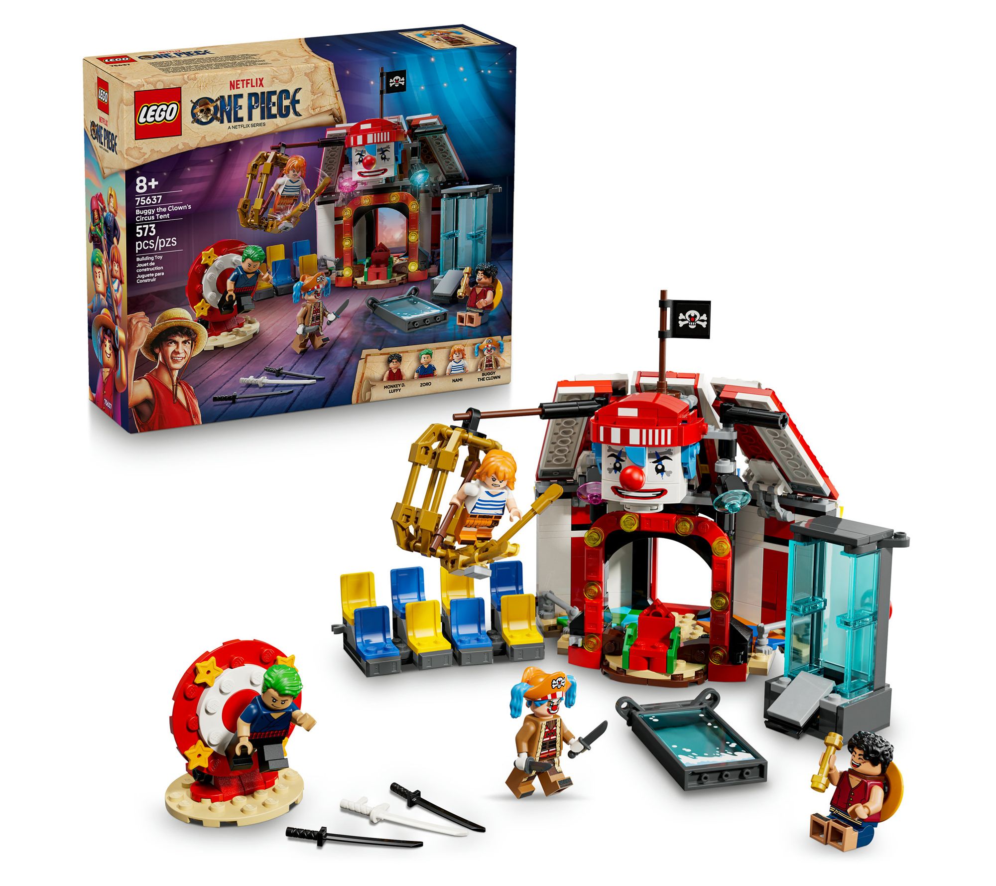 LEGO ONE PIECE Buggy the Clown's Circus Tent Model Building Ki