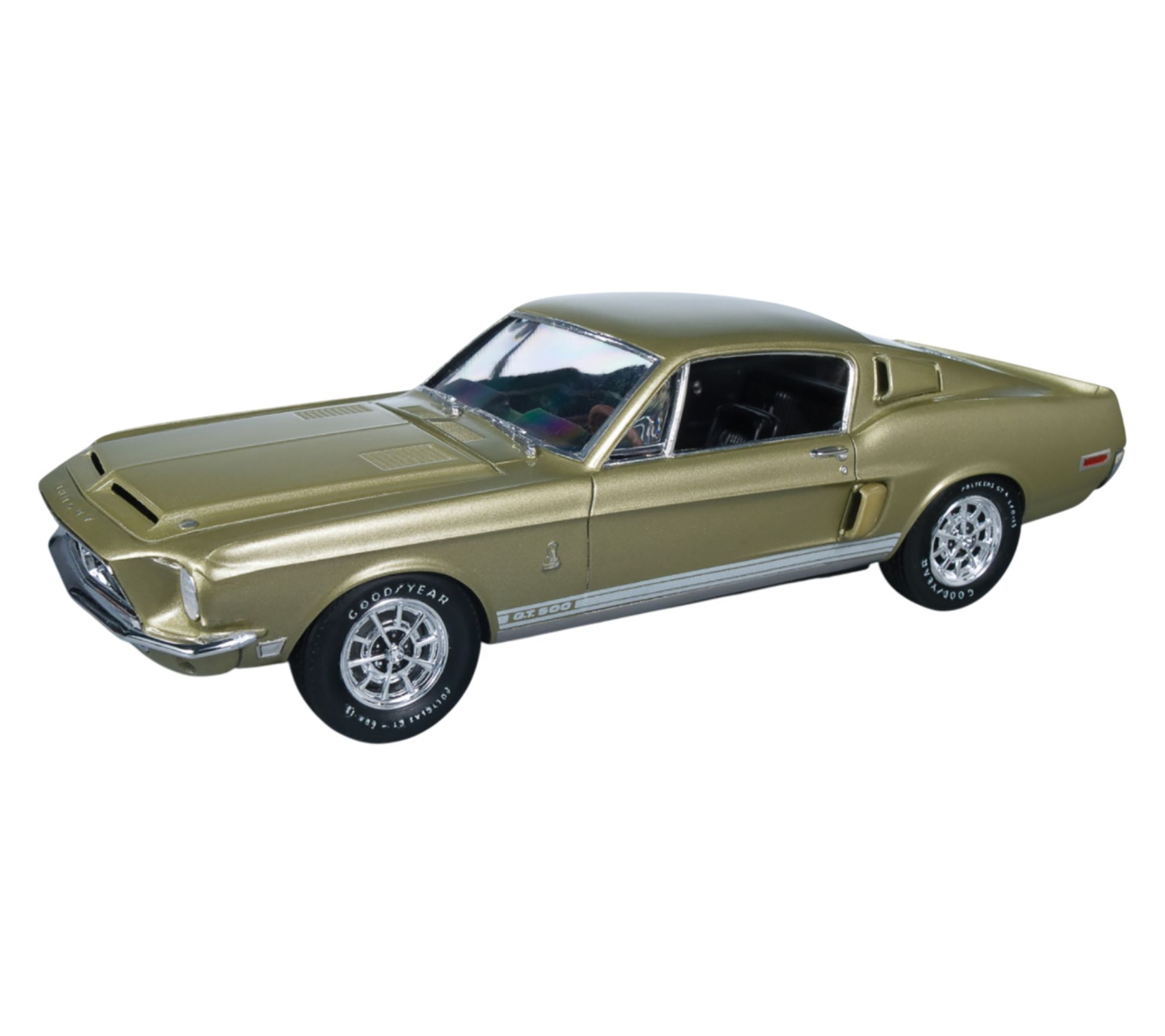 AMT: 1:25 Scale Model Kit - 1968 Shelby GT500 -Lime Gold