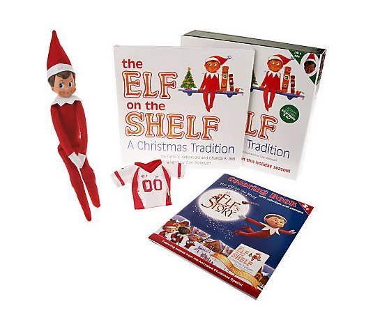 "The Elf on the Shelf" A Christmas Tradition Book & Elf Gift Set