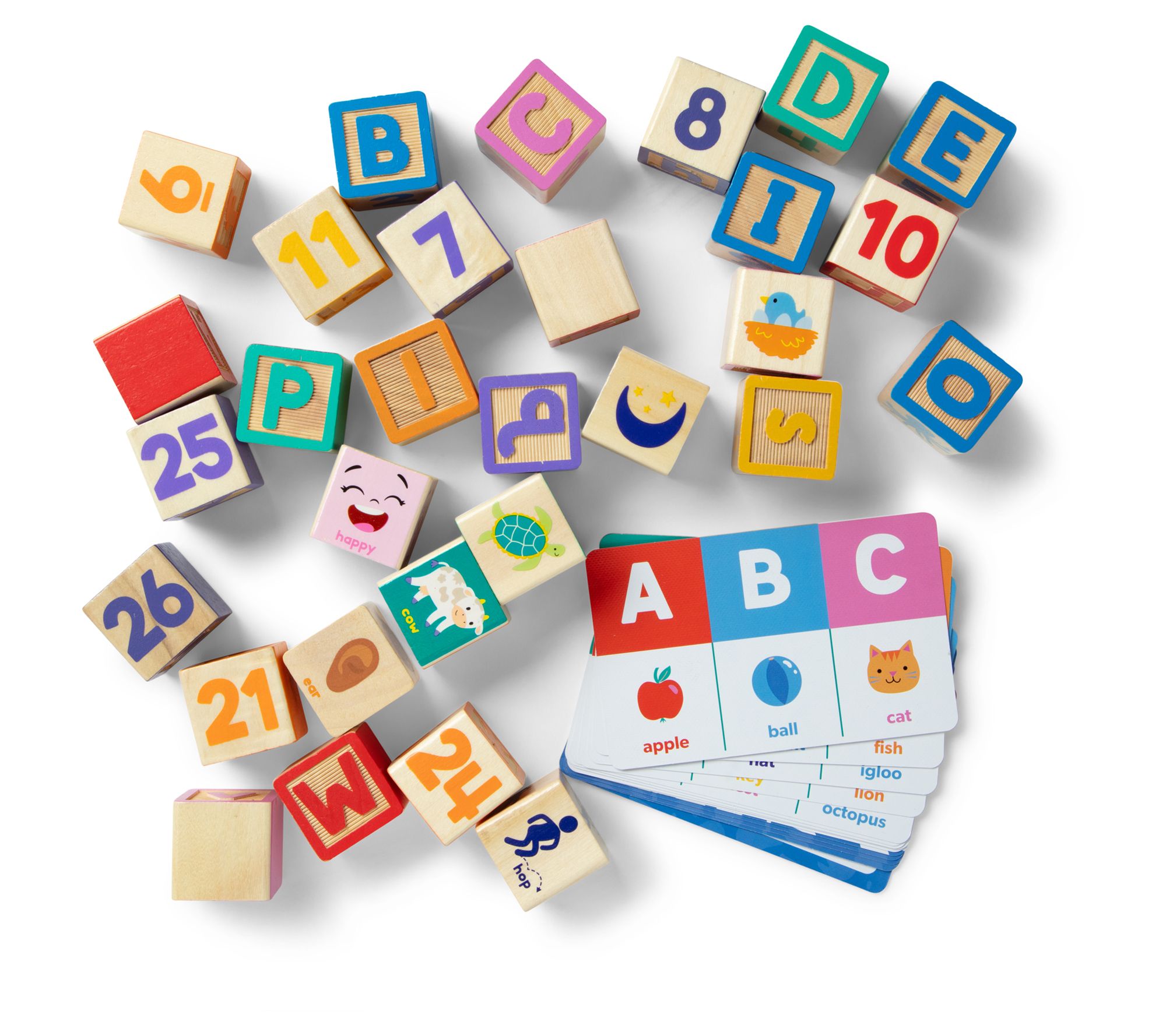 Melissa & Doug Ms. Rachel Blocks + Activity Cards