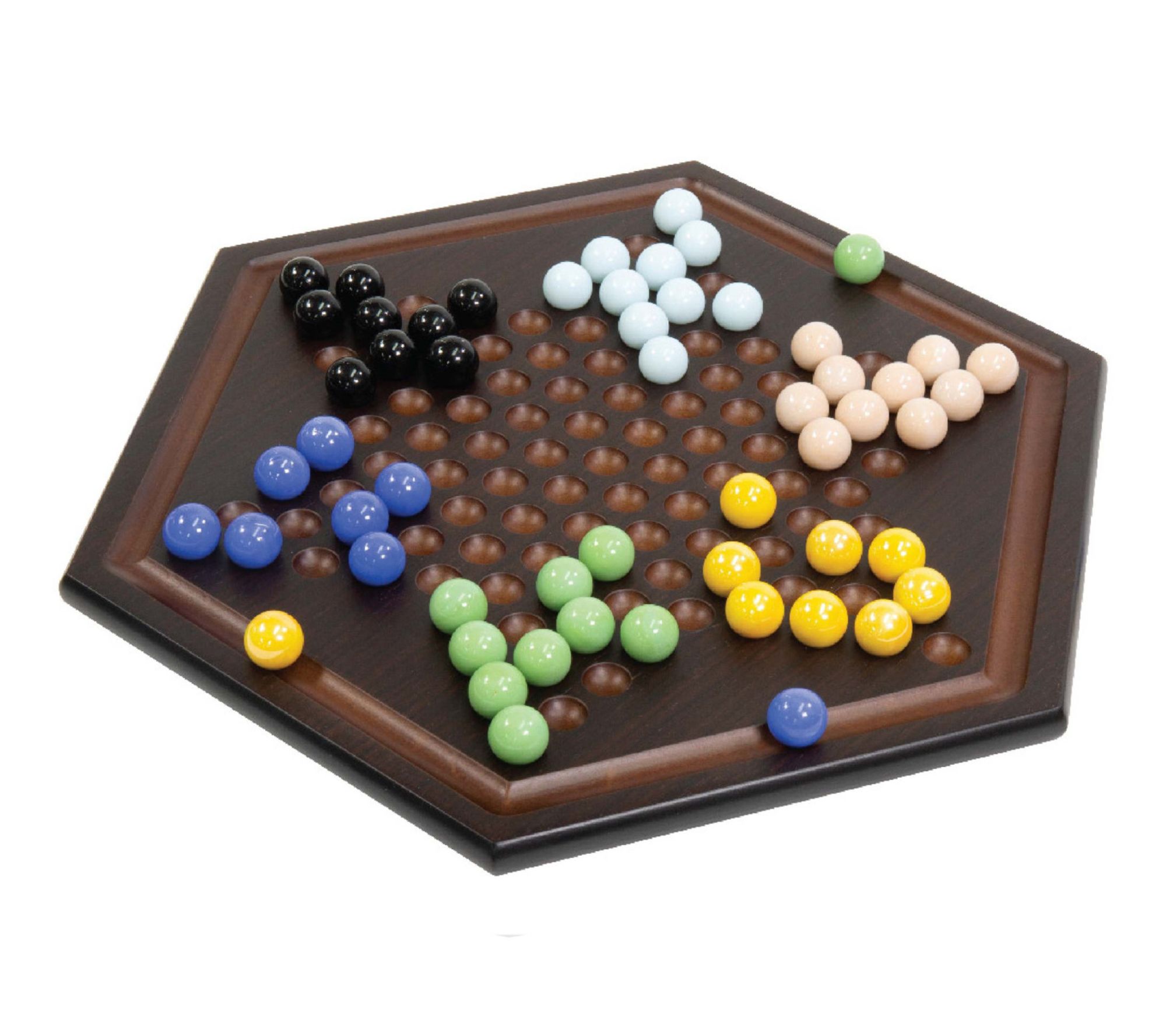 Merchant Ambassador Craftsman Deluxe Chinese Checkers Game Set