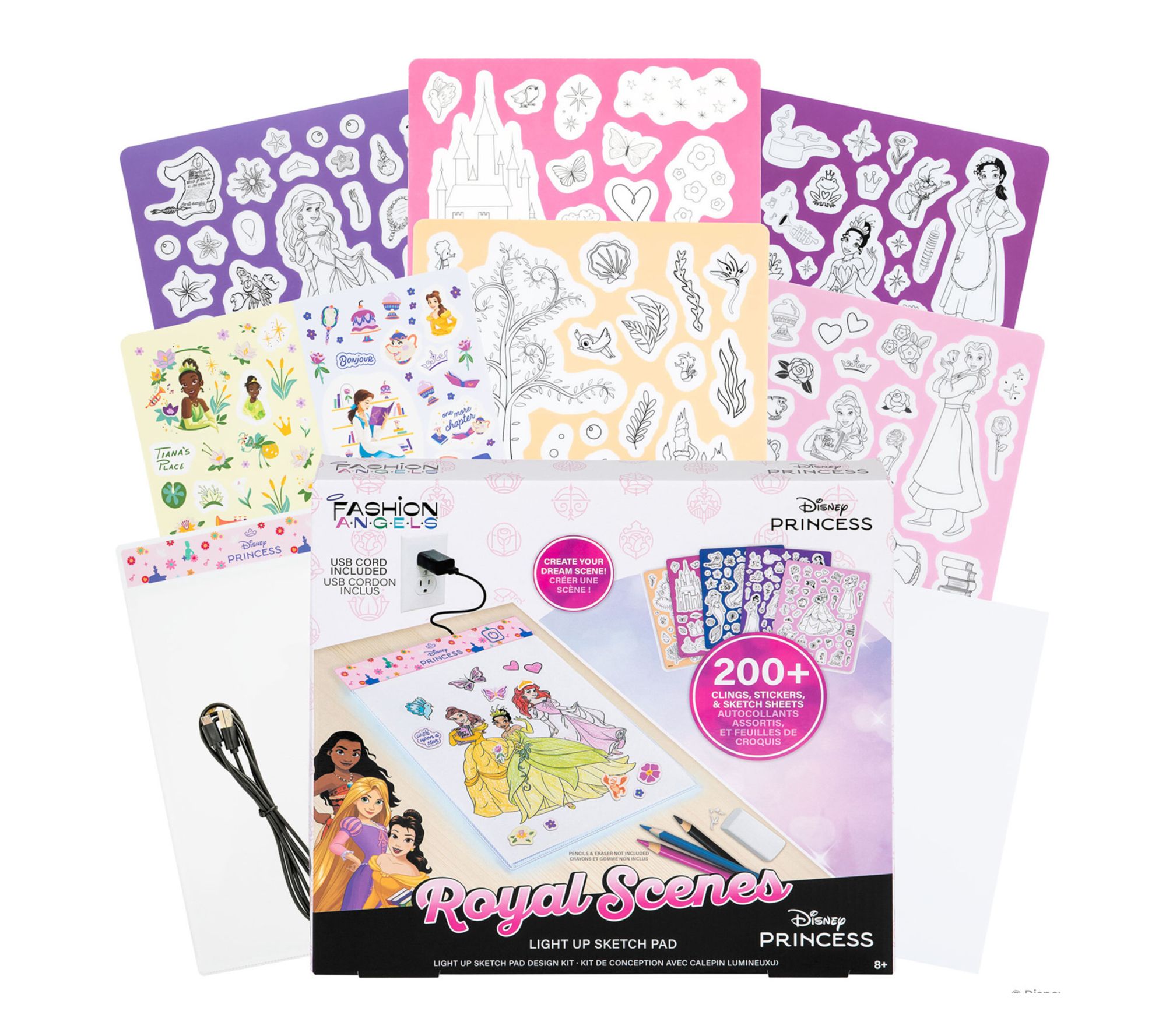 Fashion Angels Light Up Sketch Pad Art Kit