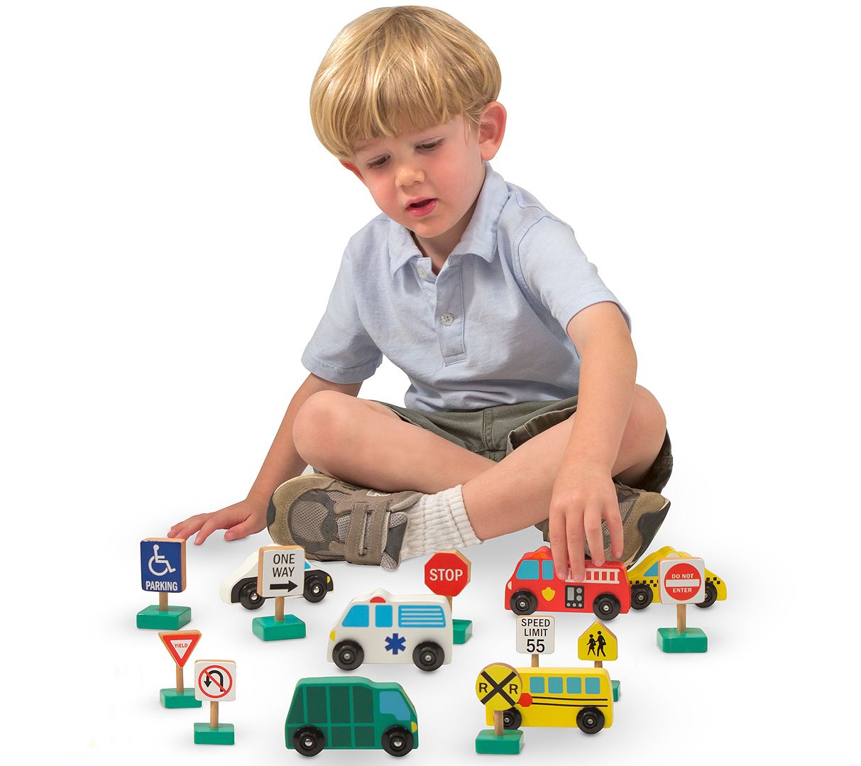 Melissa and doug hot sale cars and signs