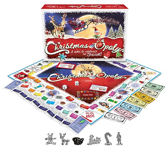 Late For The Sky Christmas-opoly Family Game