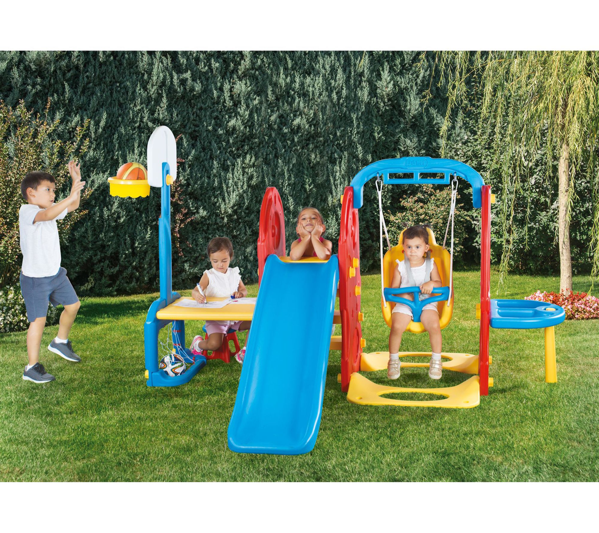 Dolu Toys 7-In-1 Backyard Playground - QVC.com