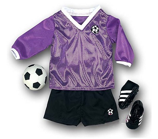 Sophia's by Teamson Kids 18" Doll Soccer Outfit6 Piece Set