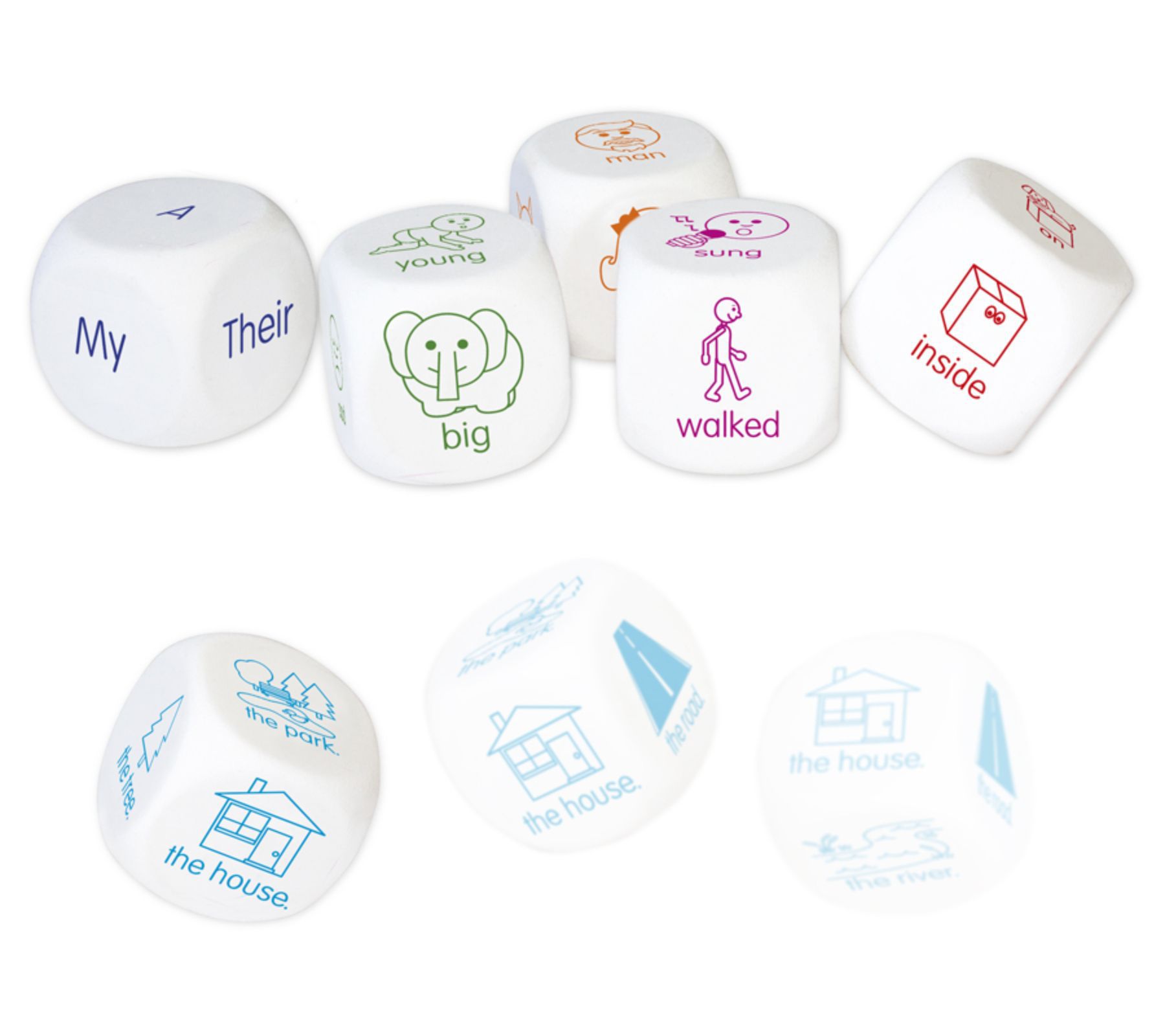 Junior Learning Sentence Dice