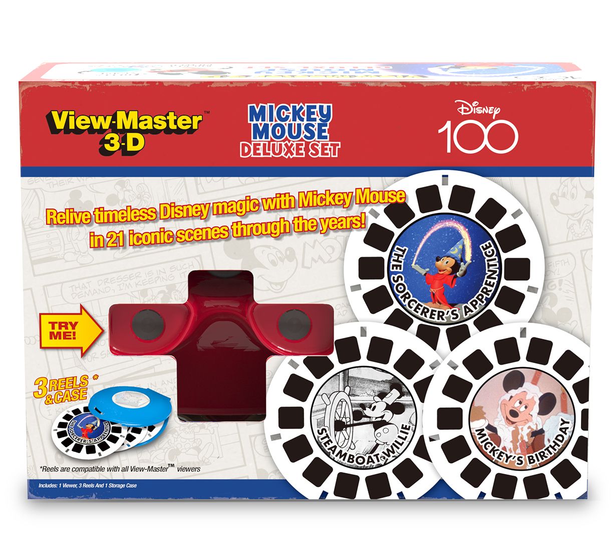 View-Master ViewMaster 3D & Over 100 Reels w/ Some Old Vintage Reels Big  Lot!