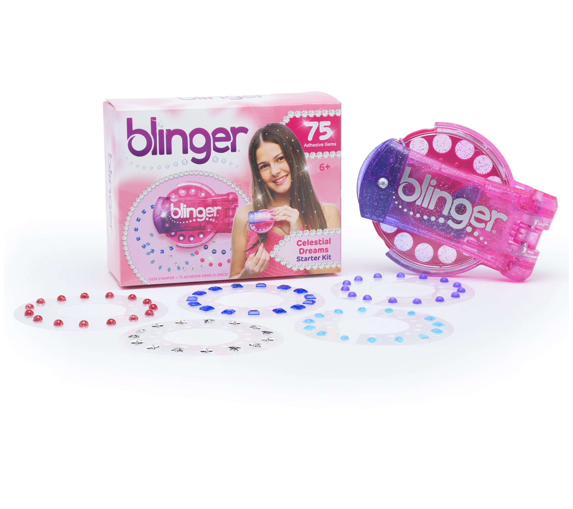 blinger Gem Stamper Celestial Dreams Kit with 150 Rhinestones - QVC.com