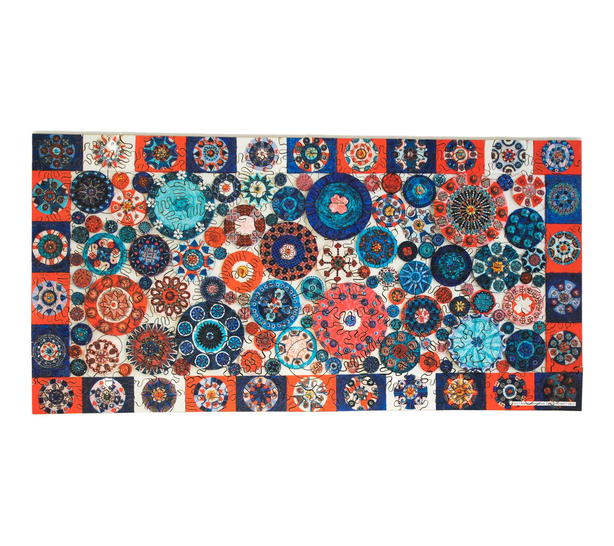 Wooden Jigsaw Puzzle - Circles: 309 Pcs