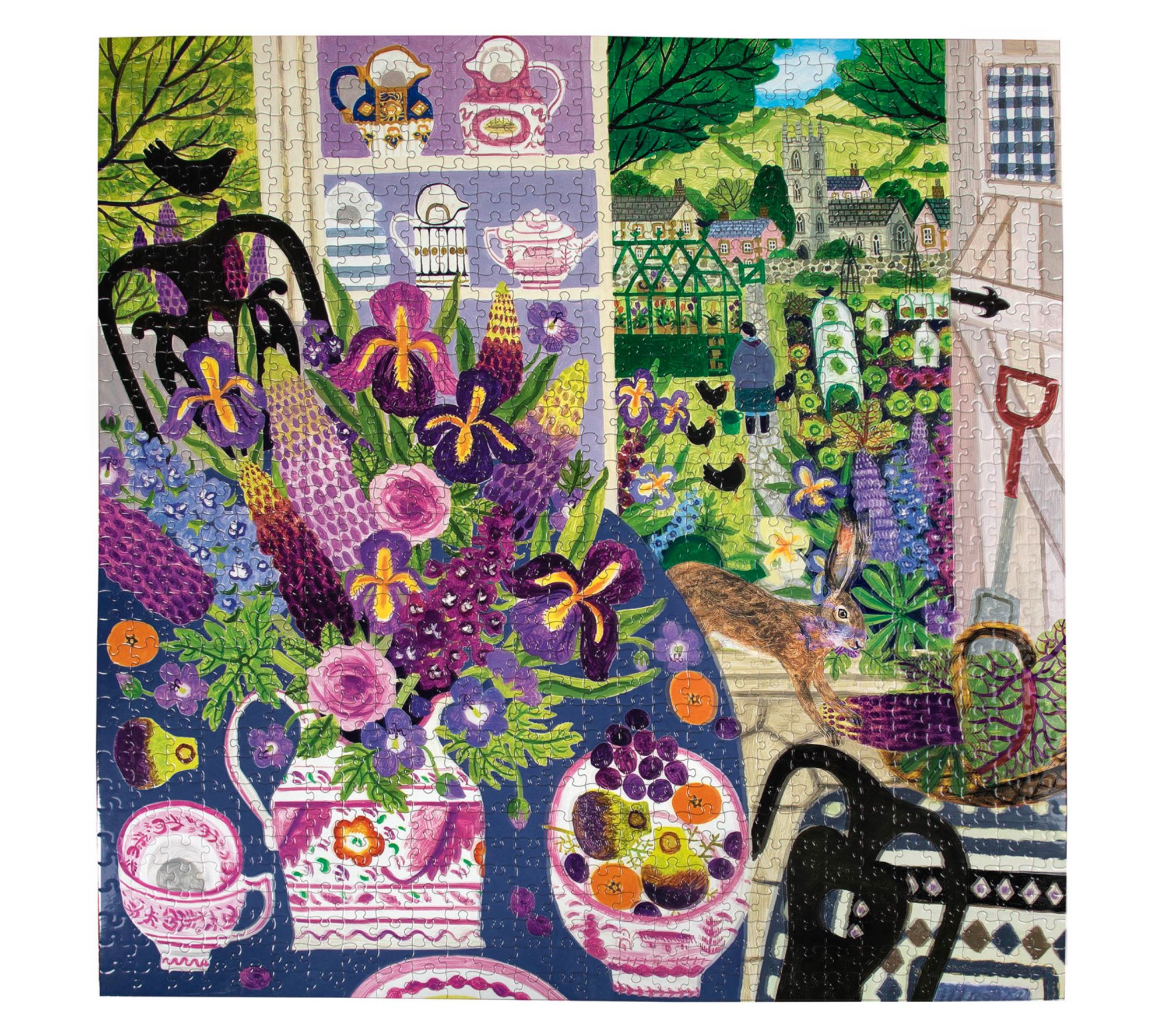eeBoo Piece&Love: Lavender Kitchen - 1000 pc Puzzle