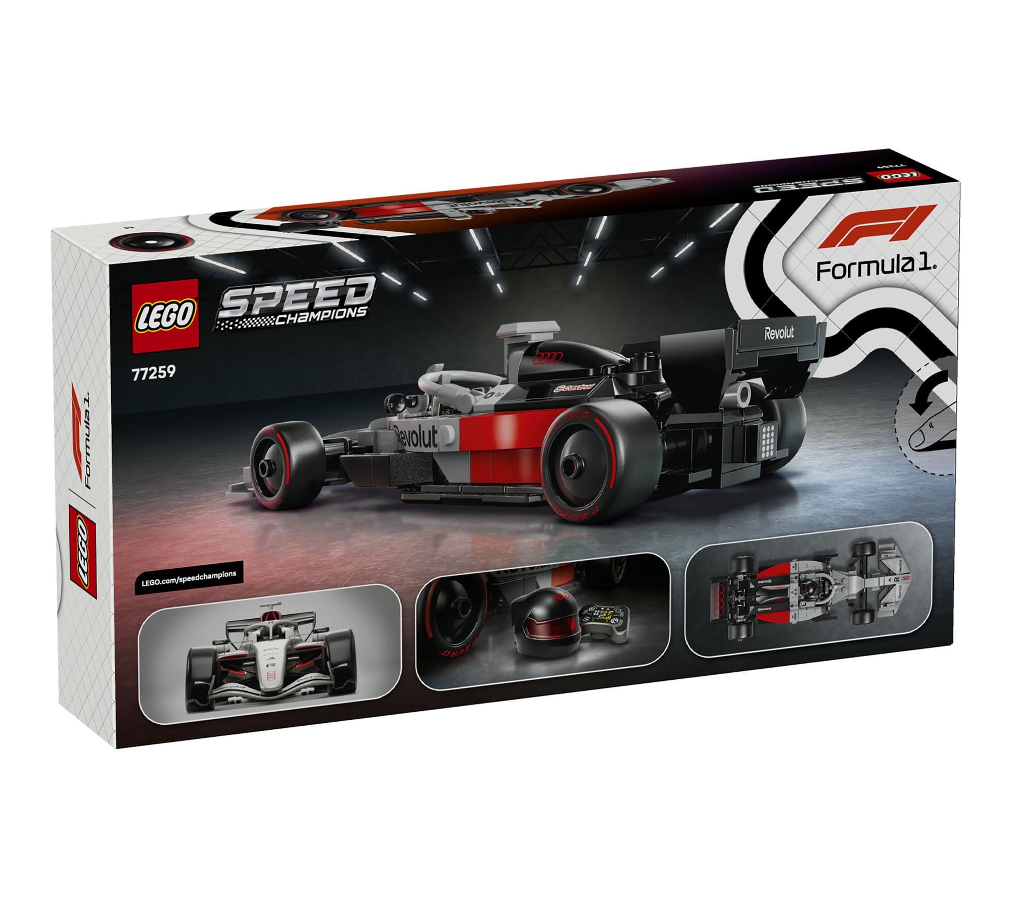 LEGO Speed Champions Audi Revolut F1 Team R26 Race Car 77259 - QVC.com
