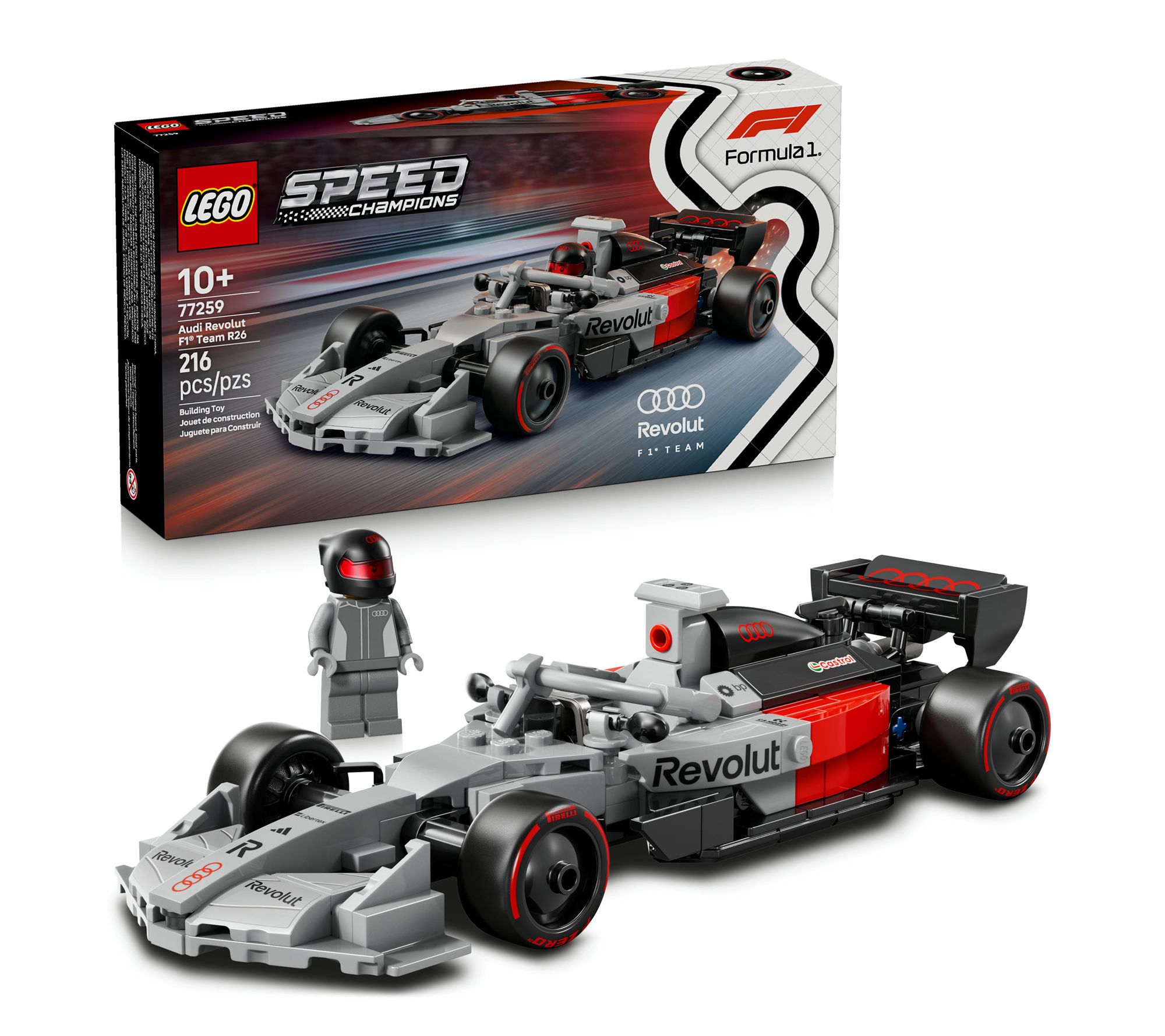 LEGO Speed Champions Audi Revolut F1 Team R26 Race Car 77259